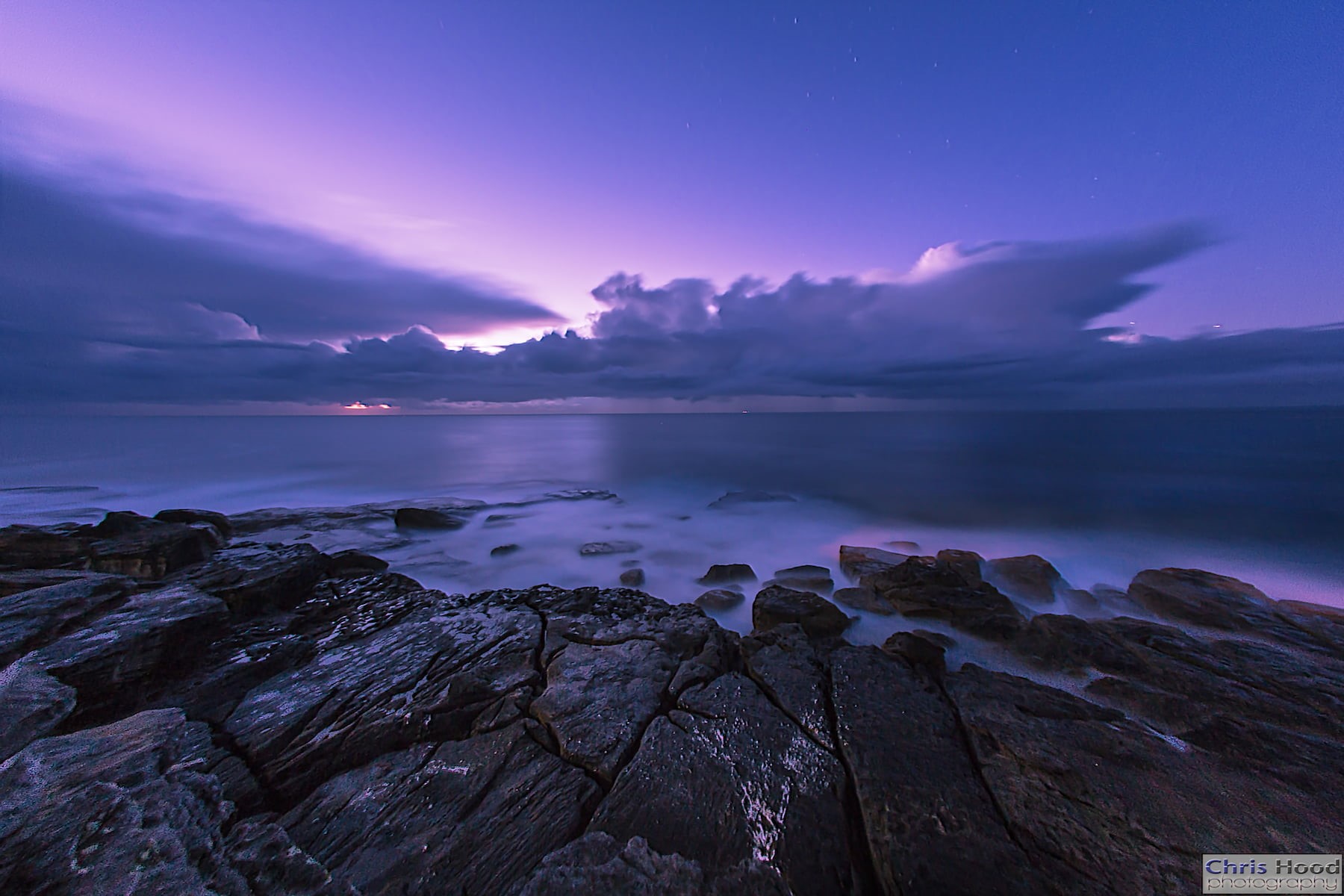 Australia, sunset, waves, night, coast, dawn, skies, morning, 720P, stones, dusk, ocean  sea, blue skies, sea, sky, rock - Object, rocks, clouds, water, HD Wallpaper