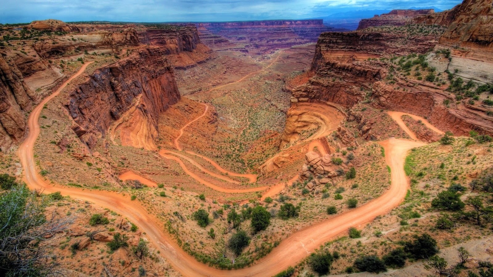 arid climate, dirt road, solid, geology, eroded, Canyonlands National Park, non-urban scene, landscape, floral, nature, travel, rock formation, day, rock, HD Wallpaper