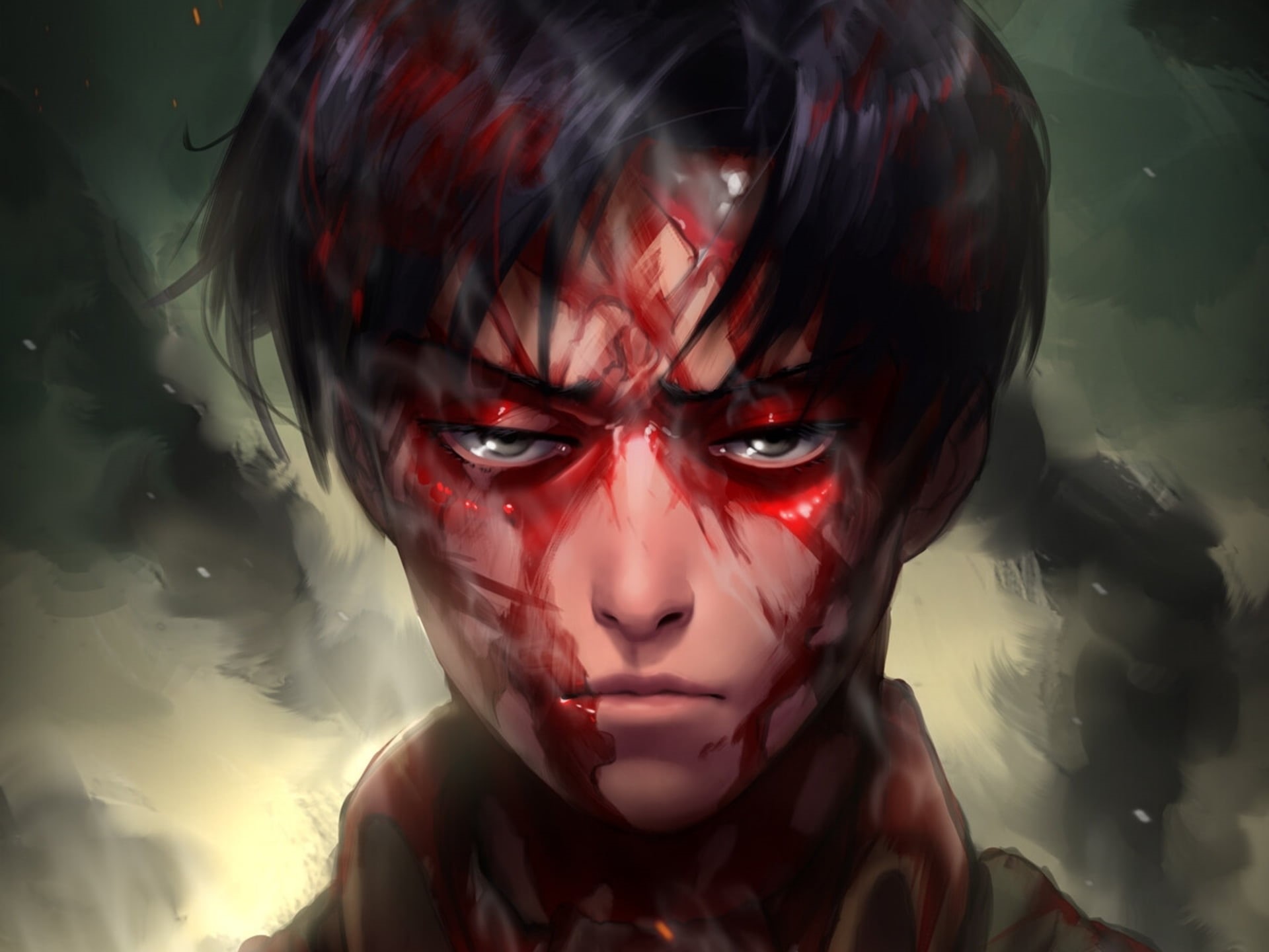 1080P, Levi Ackerman, Attack On Titan, Anime, HD Wallpaper