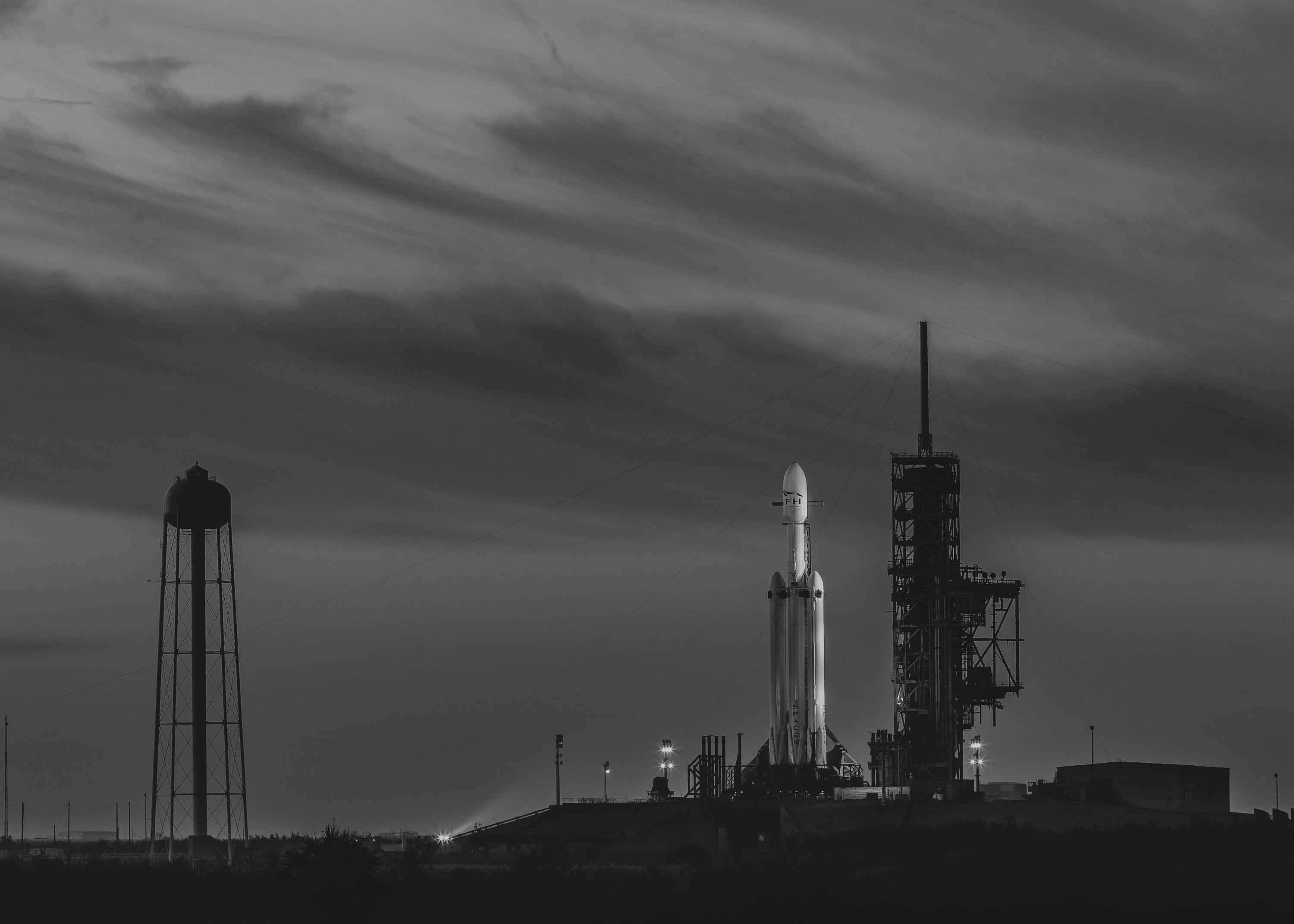 sky, cloud - sky, building exterior, cooling tower, low angle view, fuel and power generation, space, nature, industry, 2K, environment, launching, tower, HD Wallpaper