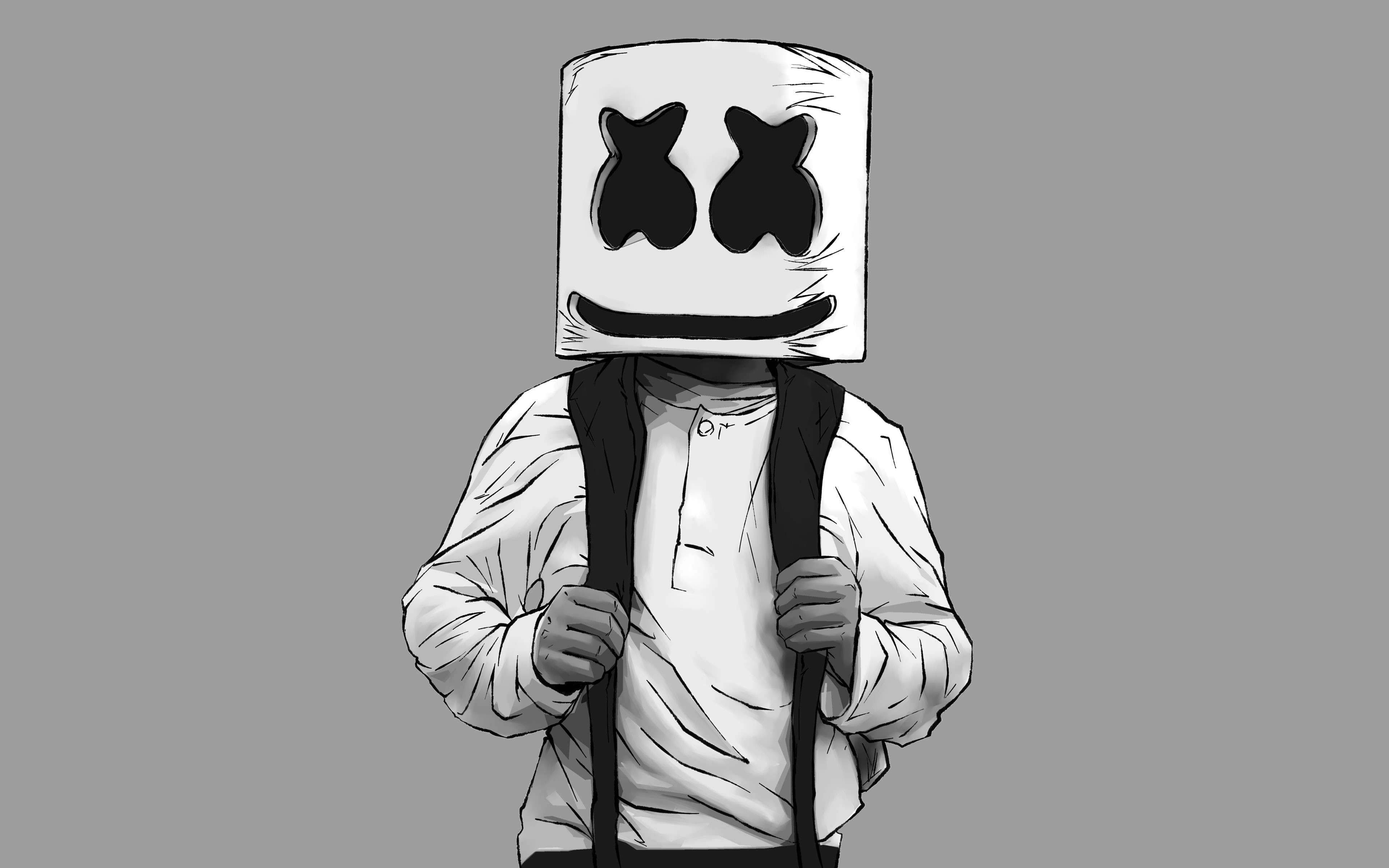 Marshmello (Music), Marshmello, 4K, Music, HD Wallpaper