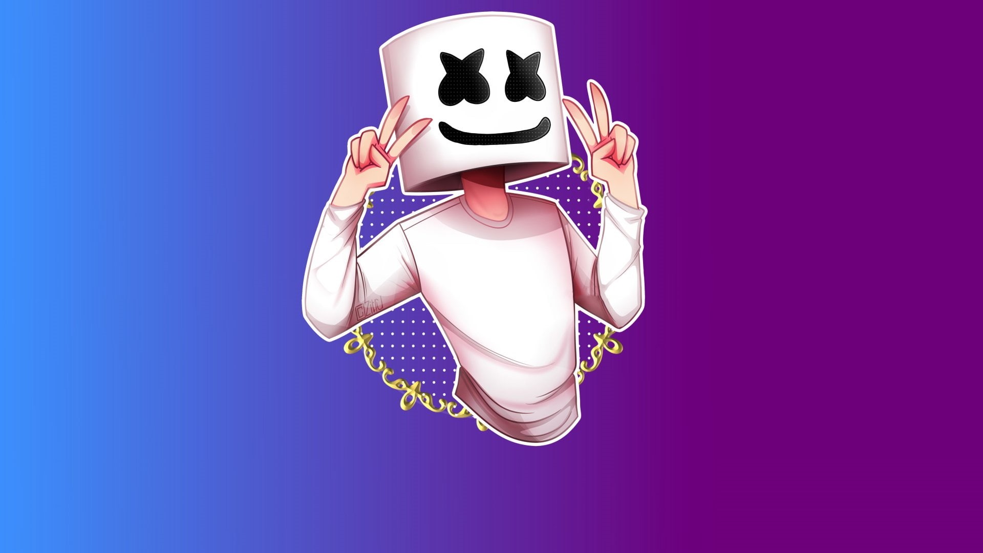 Marshmello, 1080P, Marshmello (Music), Music, HD Wallpaper