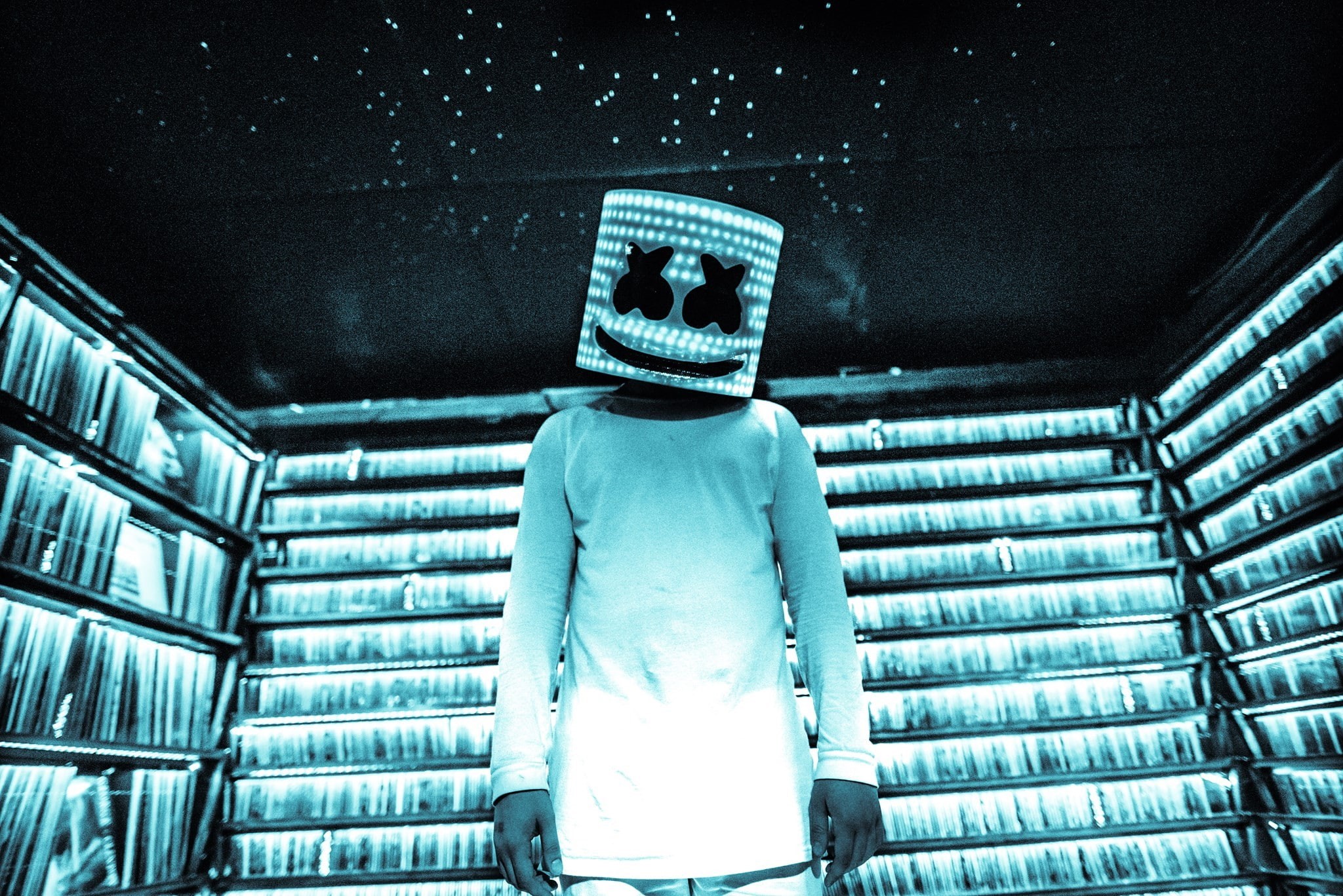 music, 1080P, Marshmello, HD Wallpaper