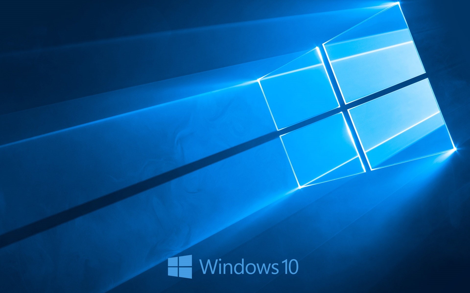 Blue, 1080P, System, 10, Background, Windows, Logo, Style, HD Wallpaper