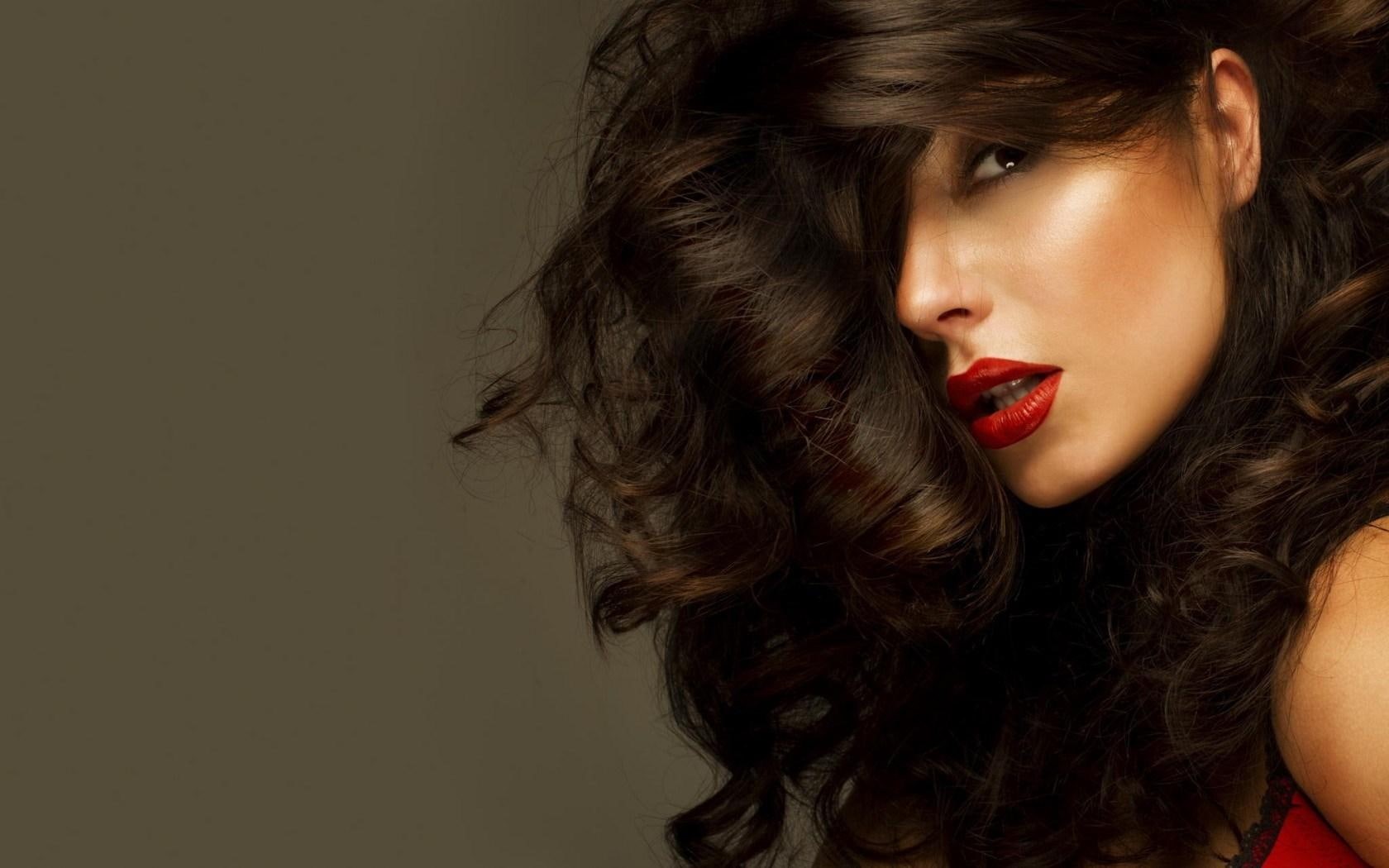 lips, style, red, woman, 720P, HD Wallpaper