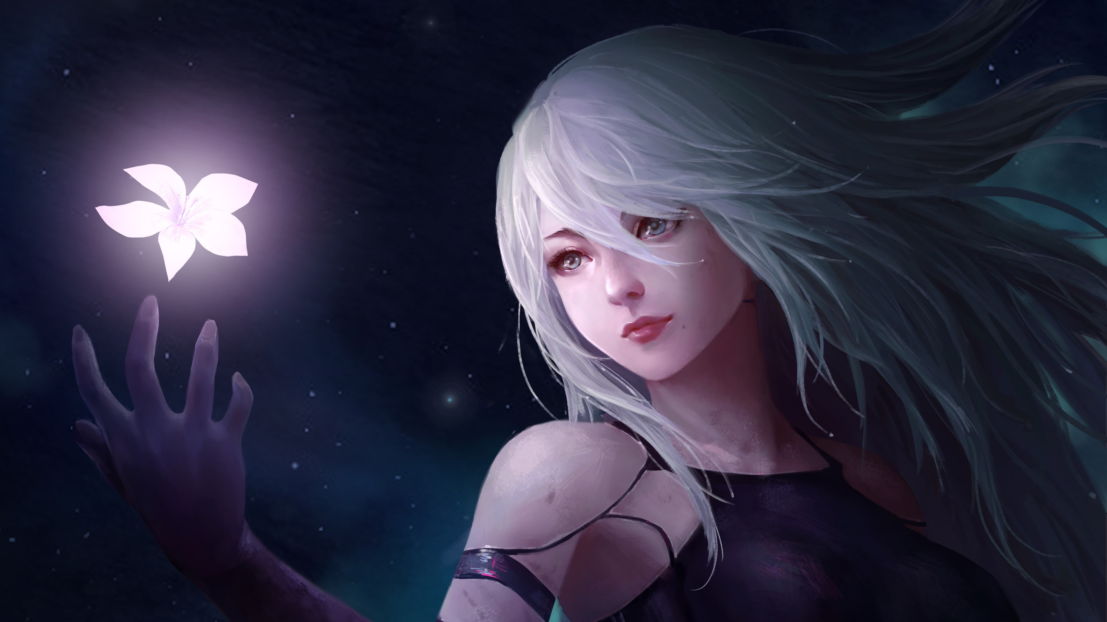 Automata, Tear, 4K, NIER, k, Lunar, HD Wallpaper