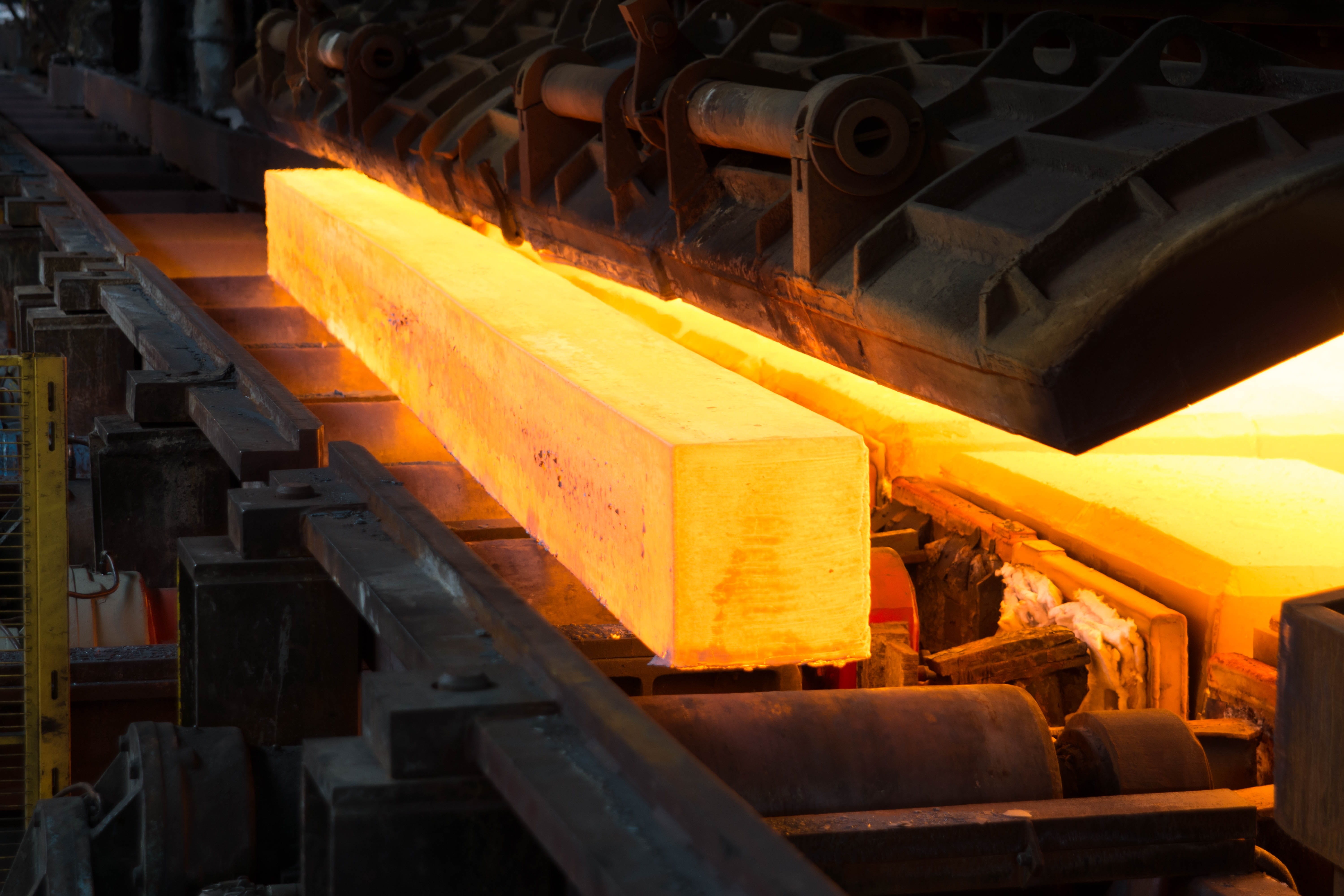 production line, Hot, bar, industry, day, industrial equipment, mill, 5K, Rail, indoors, gold, molten, hot product, manufacturing equipment, heat - temperature, HD Wallpaper