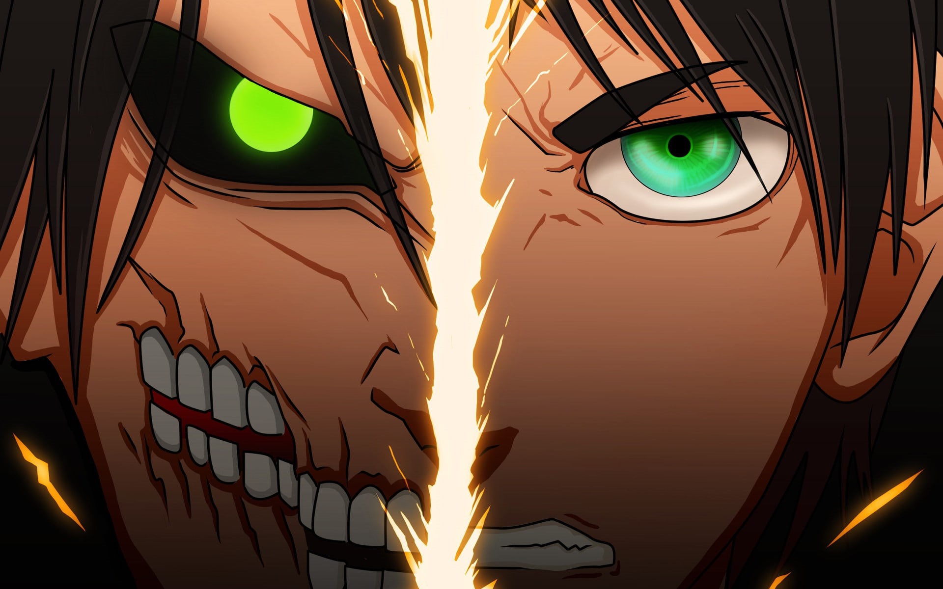 lighting equipment, sky, 1080P, building exterior, technology, glowing, brightly lit, illuminated, Shingeki No Kyojin, Anime, Attack On Titan, shape, architecture, HD Wallpaper