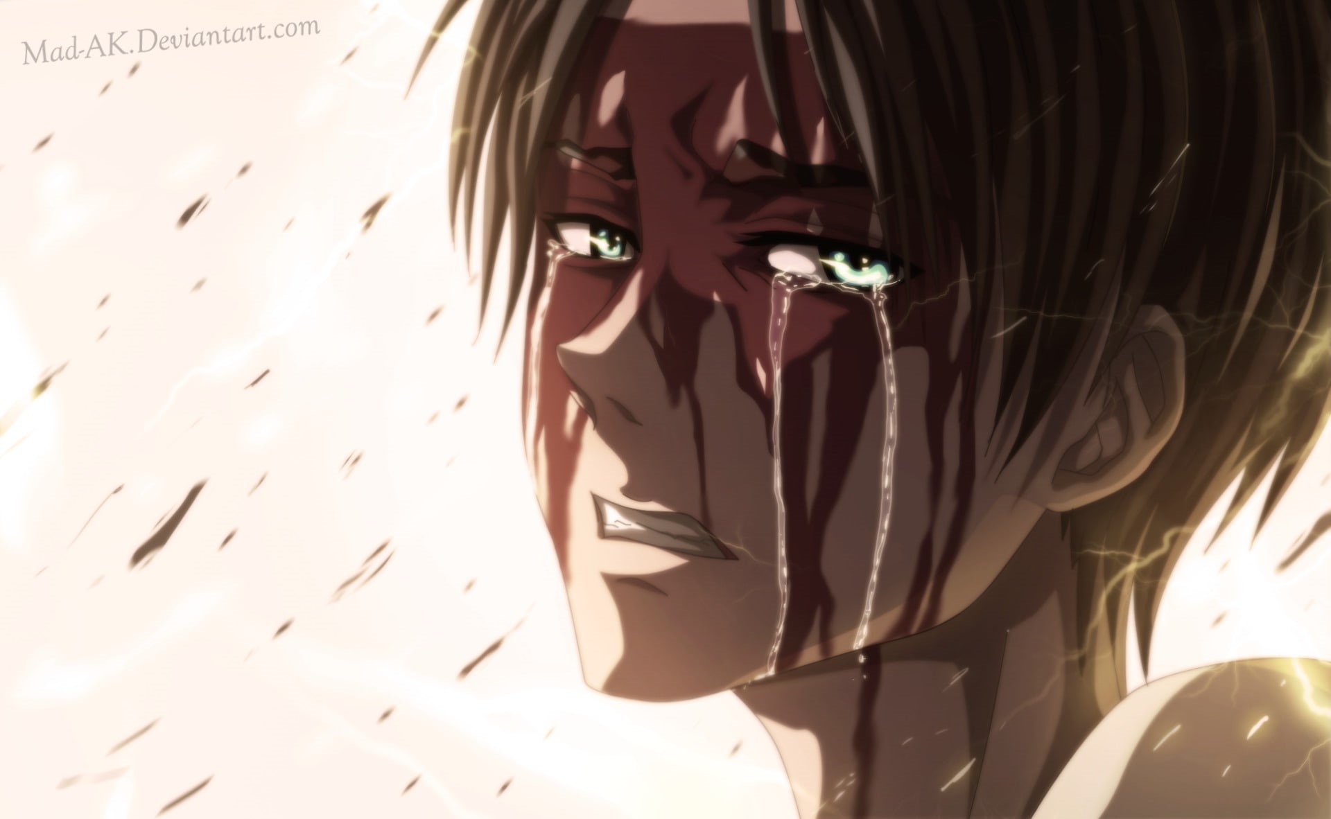 Attack On Titan, Eren Yeager, 1080P, Anime, HD Wallpaper