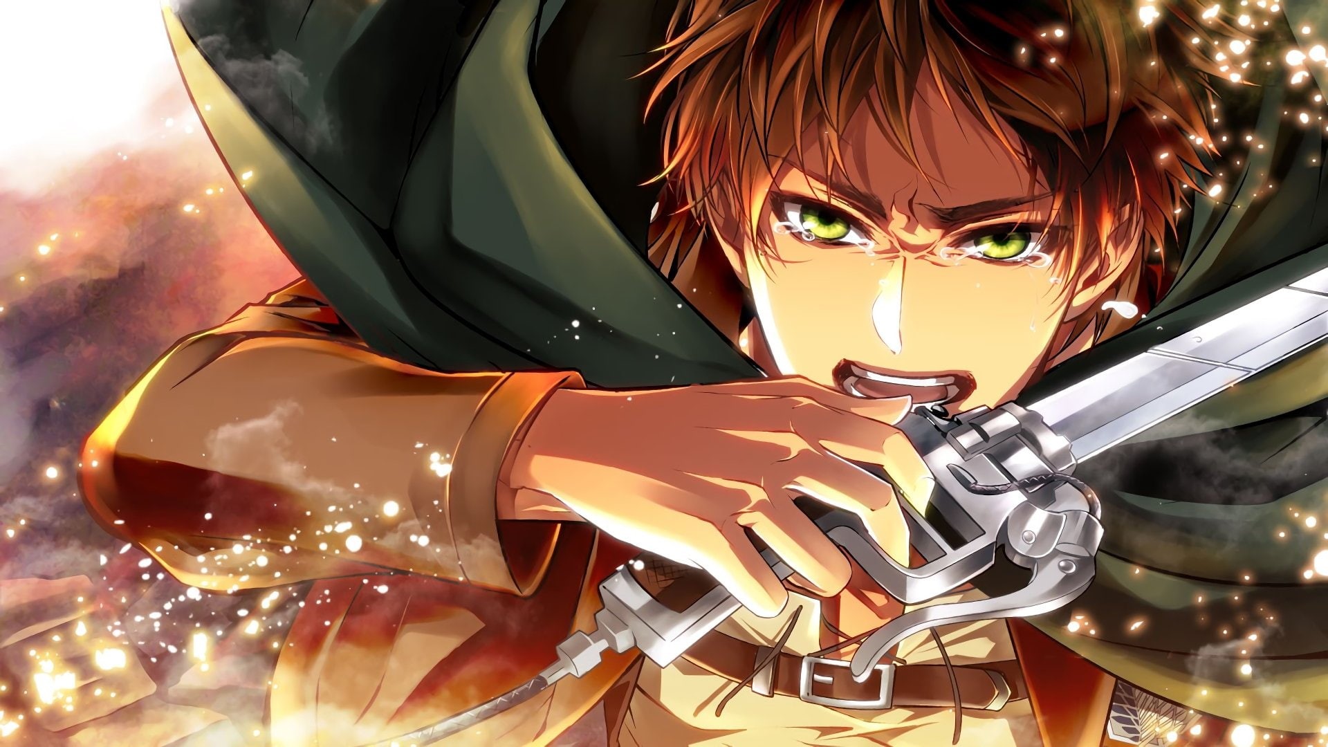 Attack On Titan, Anime, 1080P, Eren Yeager, HD Wallpaper