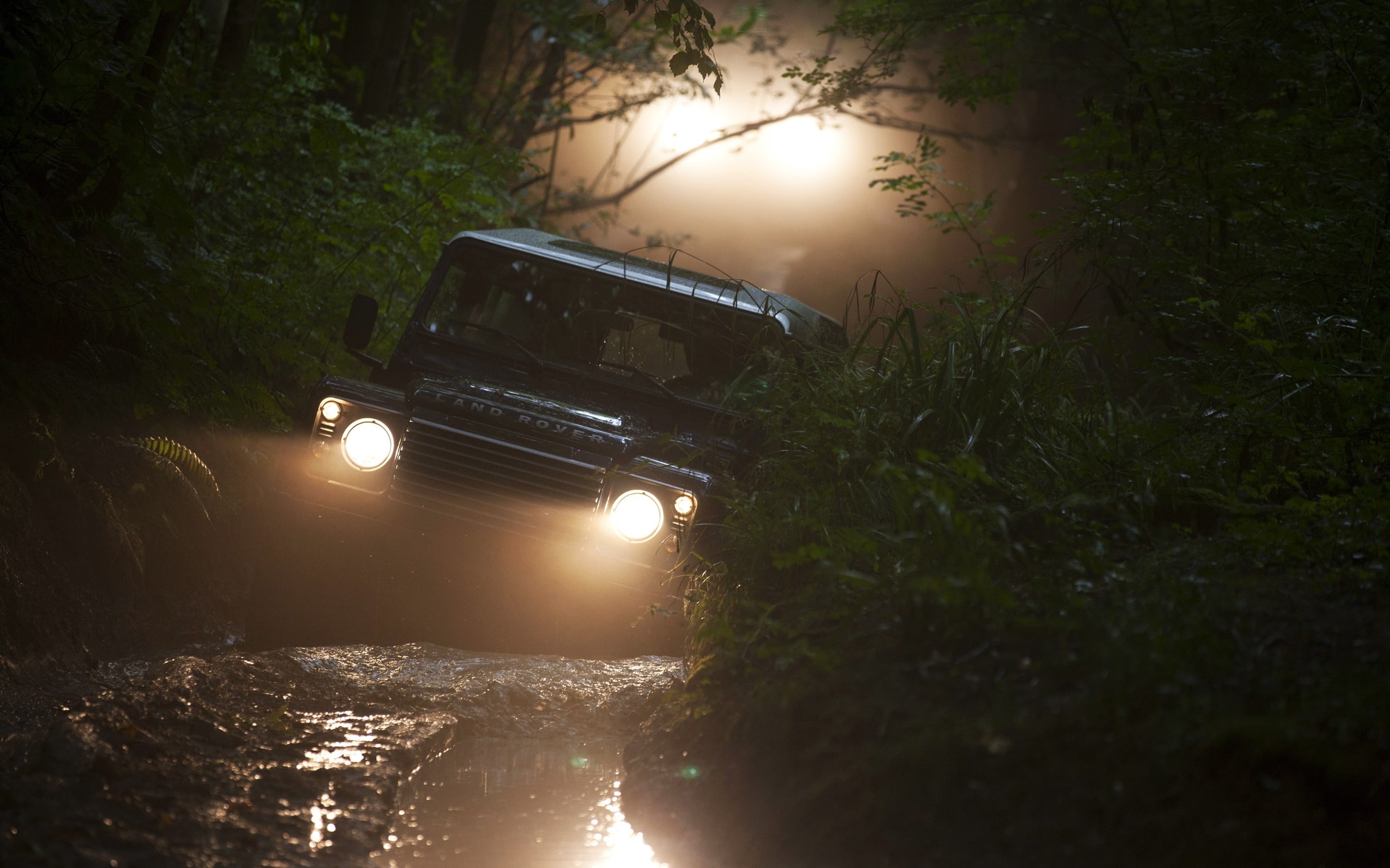 2K, rover, road, defender, land, land rover, HD Wallpaper