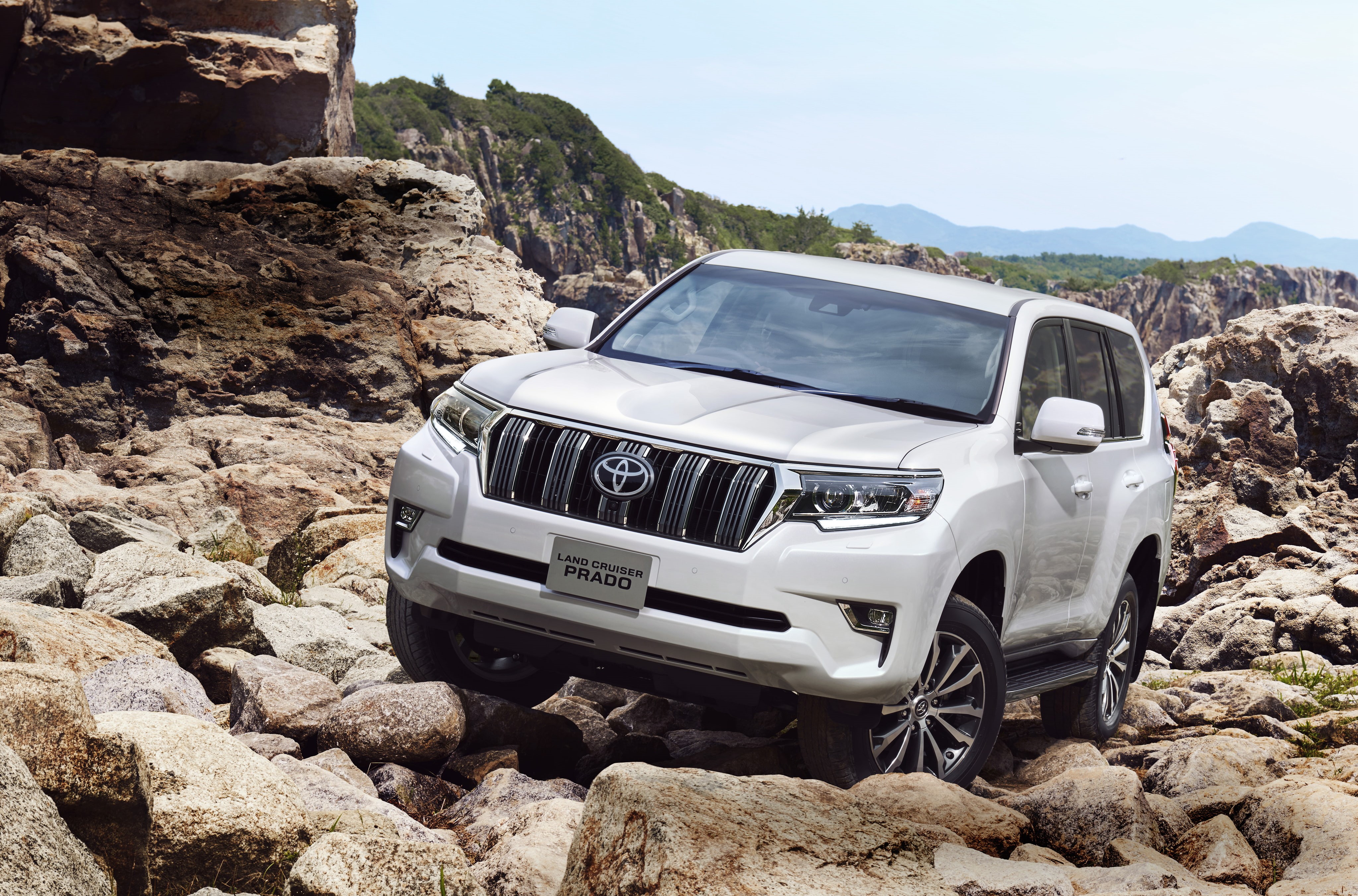 4K, Toyota Land Cruiser Prado, 2017, 4K, HD Wallpaper