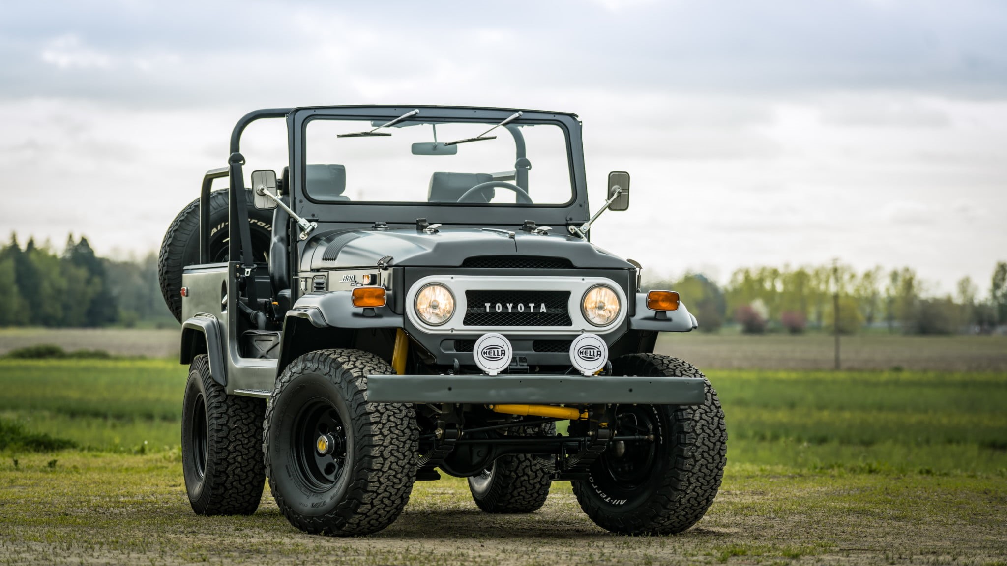 Car, Toyota Land Cruiser FJ40, Off-Road, Toyota Land Cruiser, Toyota, 1080P, HD Wallpaper