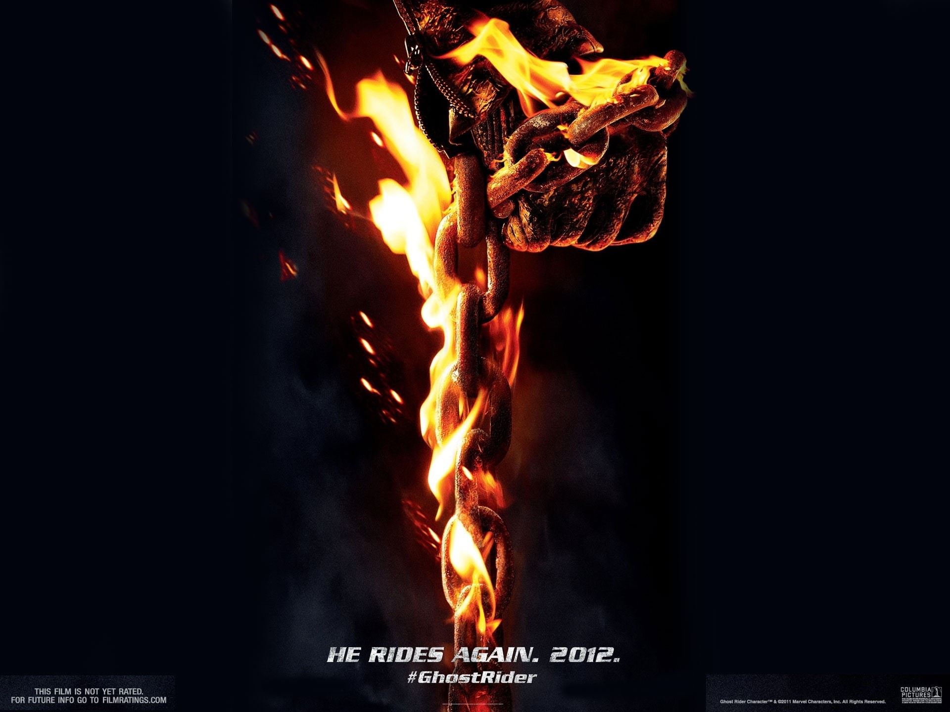 Rider, spirit, 1080P, vengeance, Ghost, HD Wallpaper