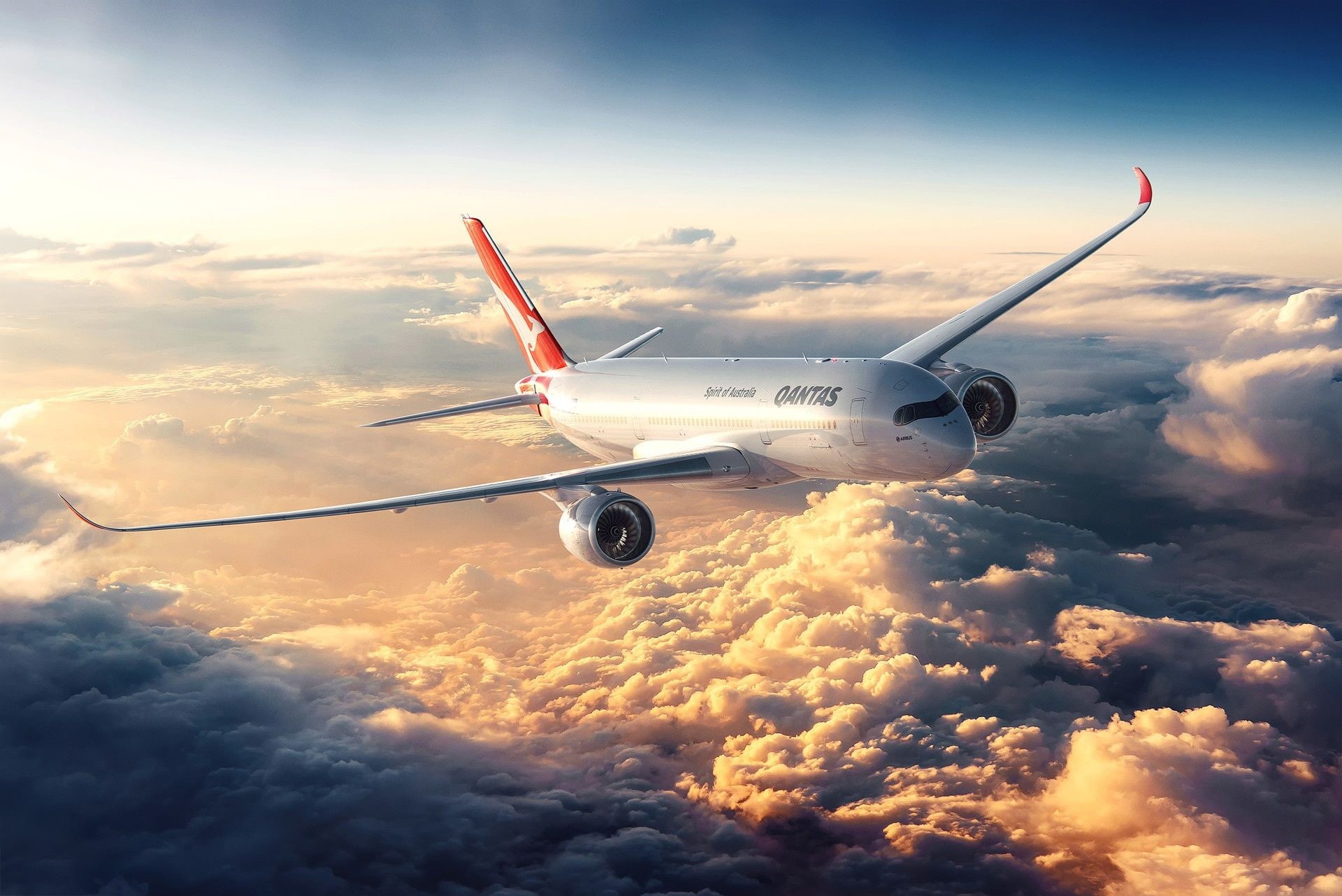 vehicle, cloud - sky, travel, transportation, cloudscape, flying, mode of transportation, aircraft, air vehicle, airliner, sky, 1080P, aircraft wing, airbus, HD Wallpaper