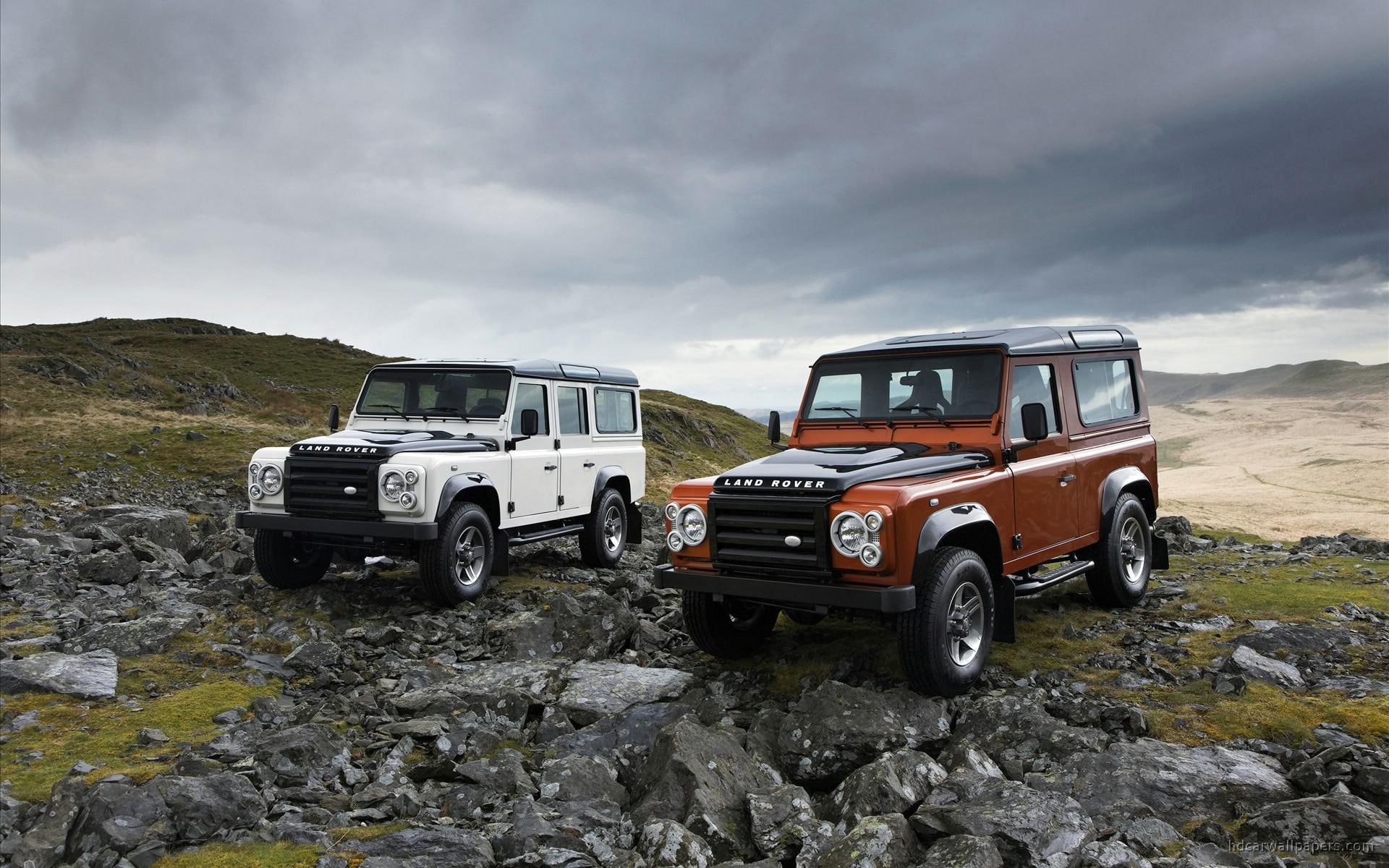 land, wranglers, fire, editions, cars, land rover, 1080P, rover, defender, ice, HD Wallpaper