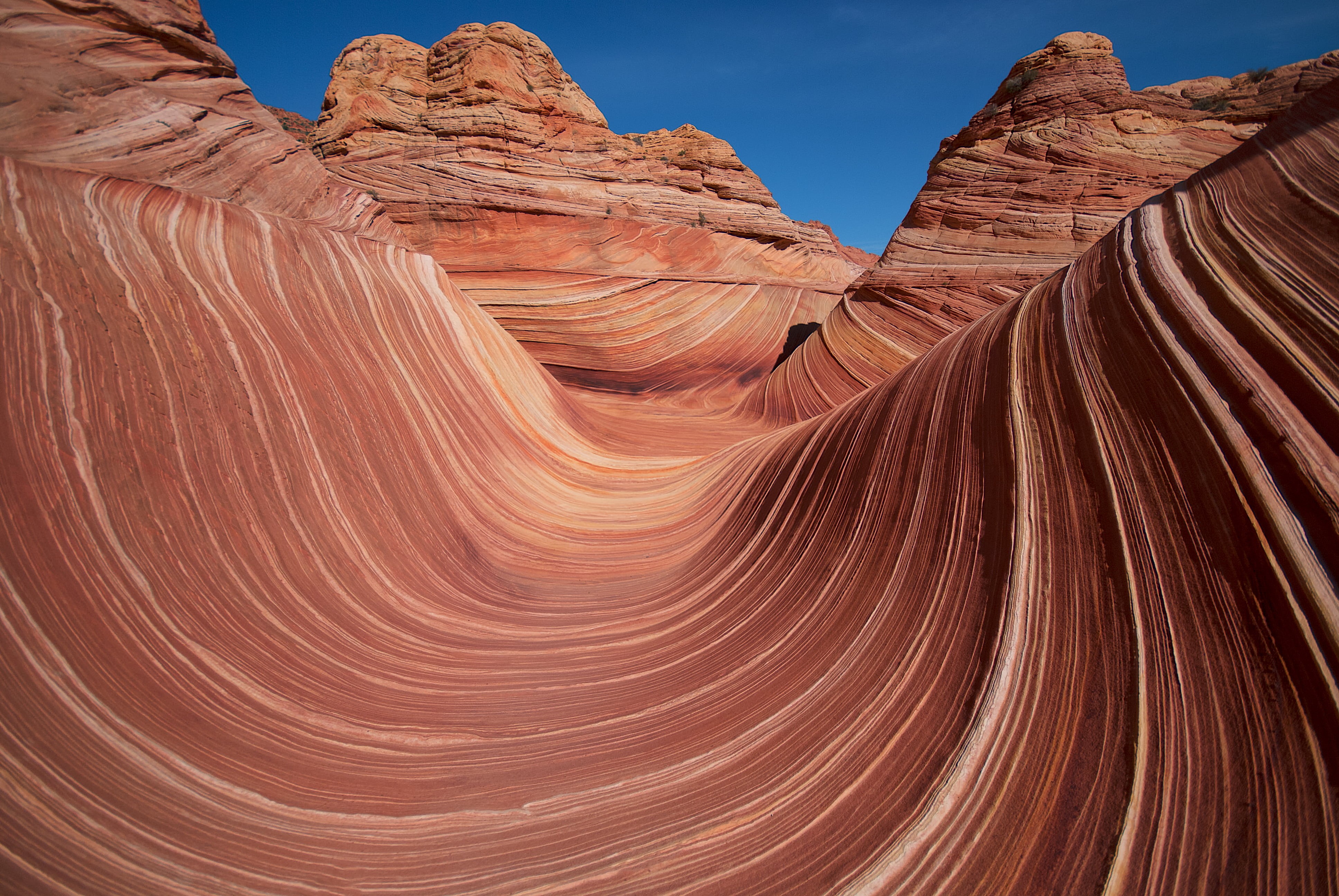 sand, 4K, Nikon D80, nature, geology, canyon, Antelope Canyon, Coyote Buttes, Arizona, antelope, desert, arizona, The Wave, eroded, red, sandstone, scenics, HD Wallpaper
