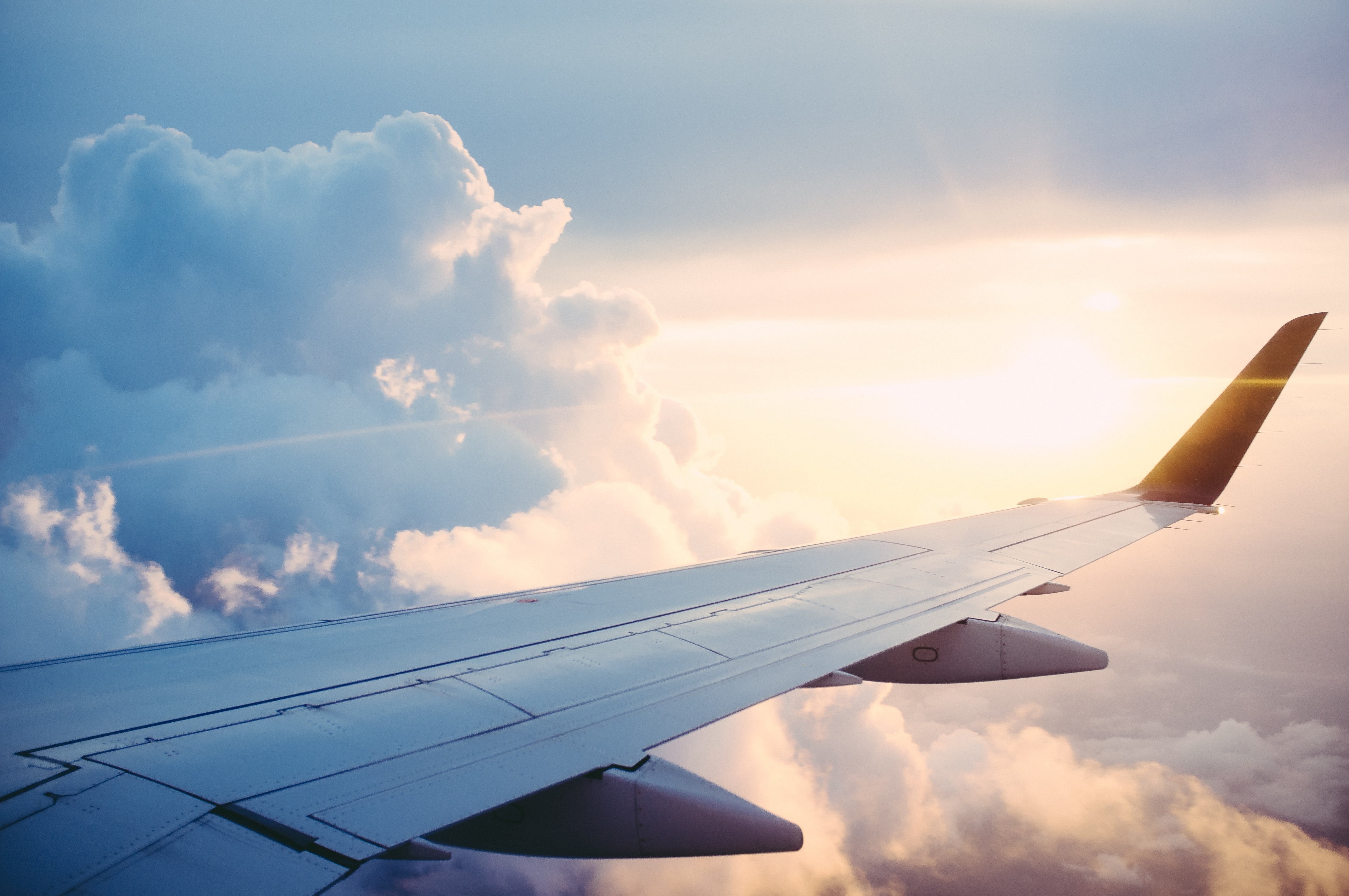 business, wander, transport, airplane, aviation, 4K, voyage, technology, flat, heaven, nature, sunlight, engine, travel, flying, on the move, explore, HD Wallpaper