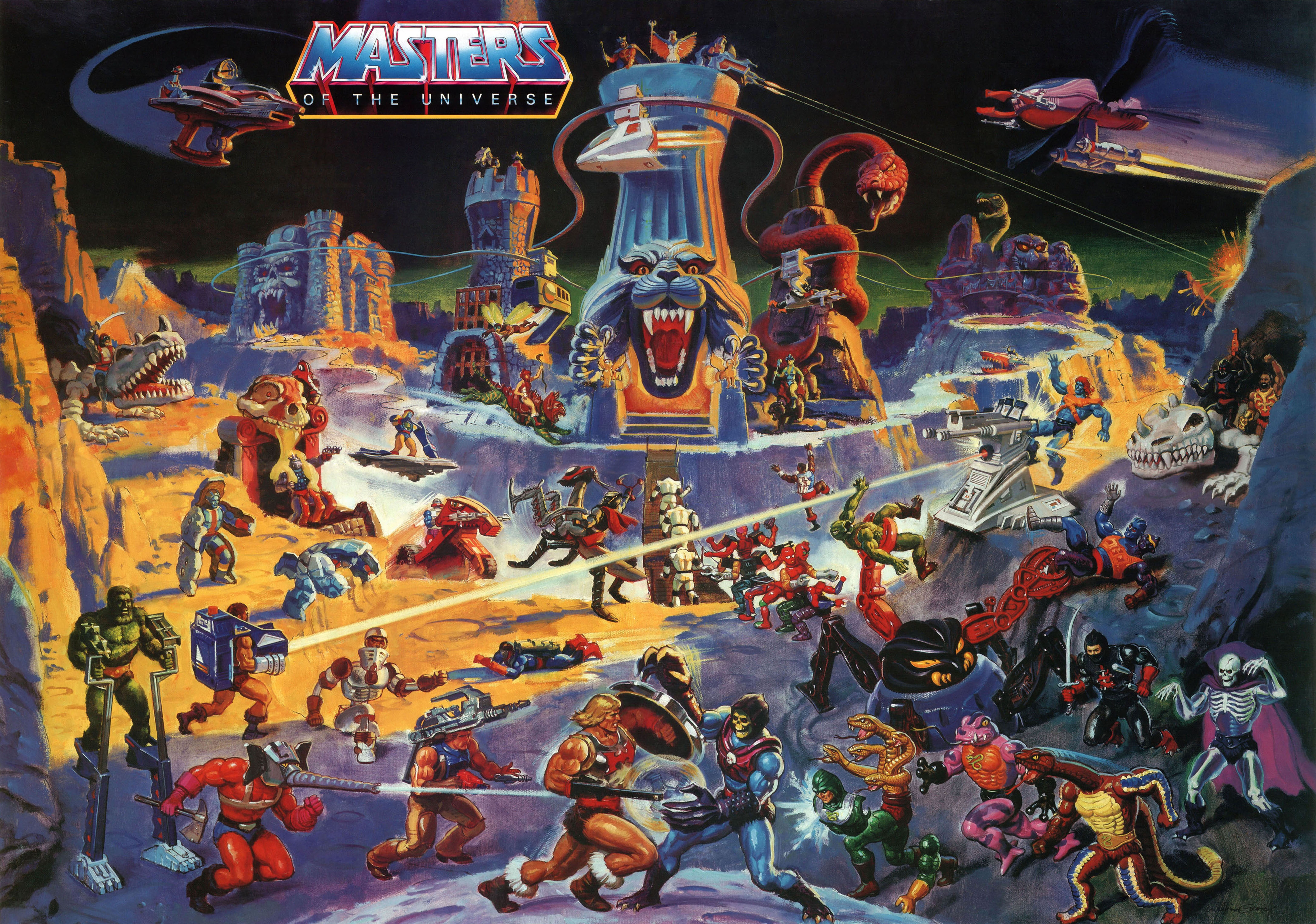 building exterior, representation, art and craft, He-Man, religion, male likeness, creativity, building, 8K, He-Man and the Masters of the Universe, architecture, HD Wallpaper