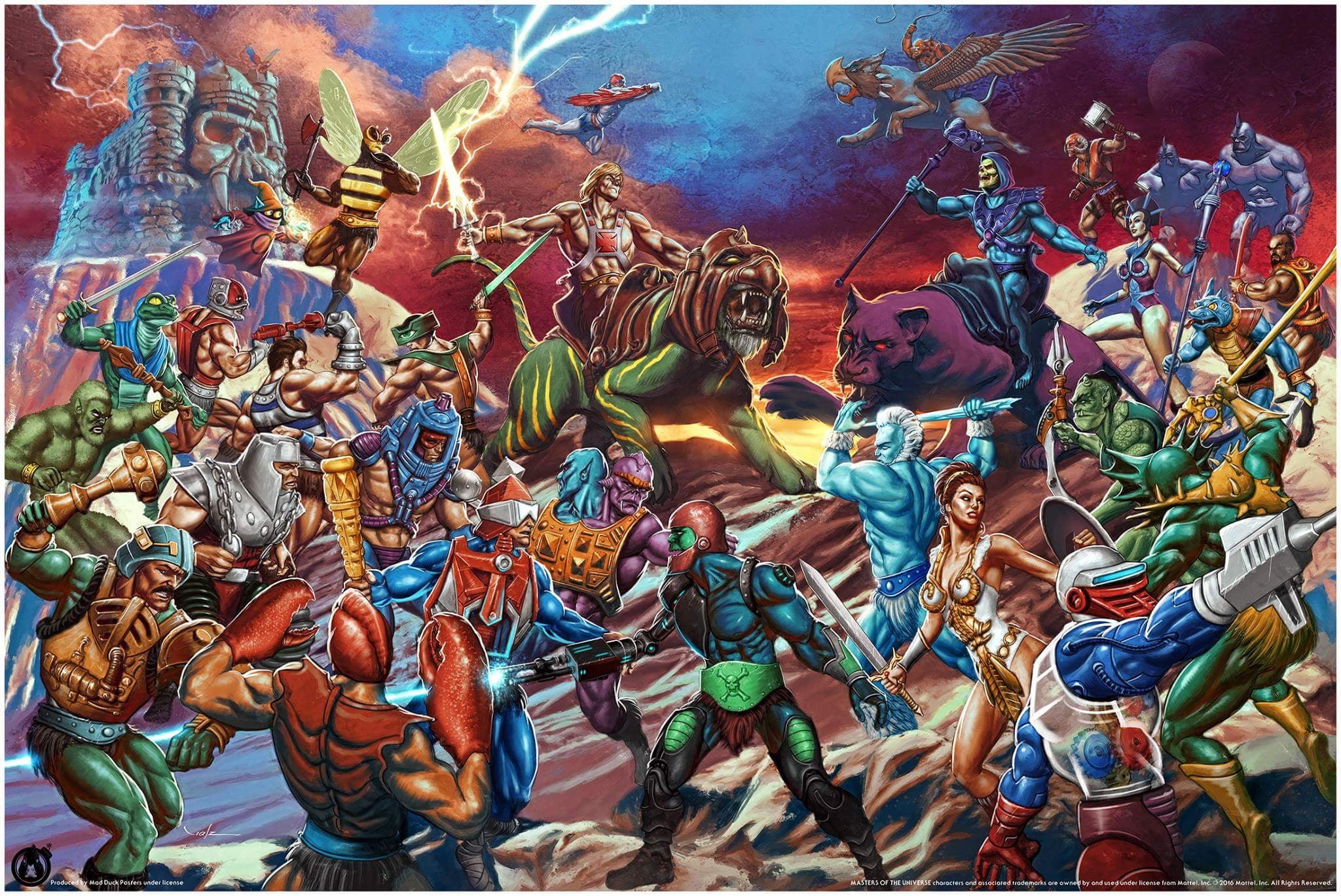 He-Man and the Masters of the Universe, He-Man, Castle Grayskull, 1080P, Evil-Lyn, Teela, Masters of the Universe, Skeletor, HD Wallpaper
