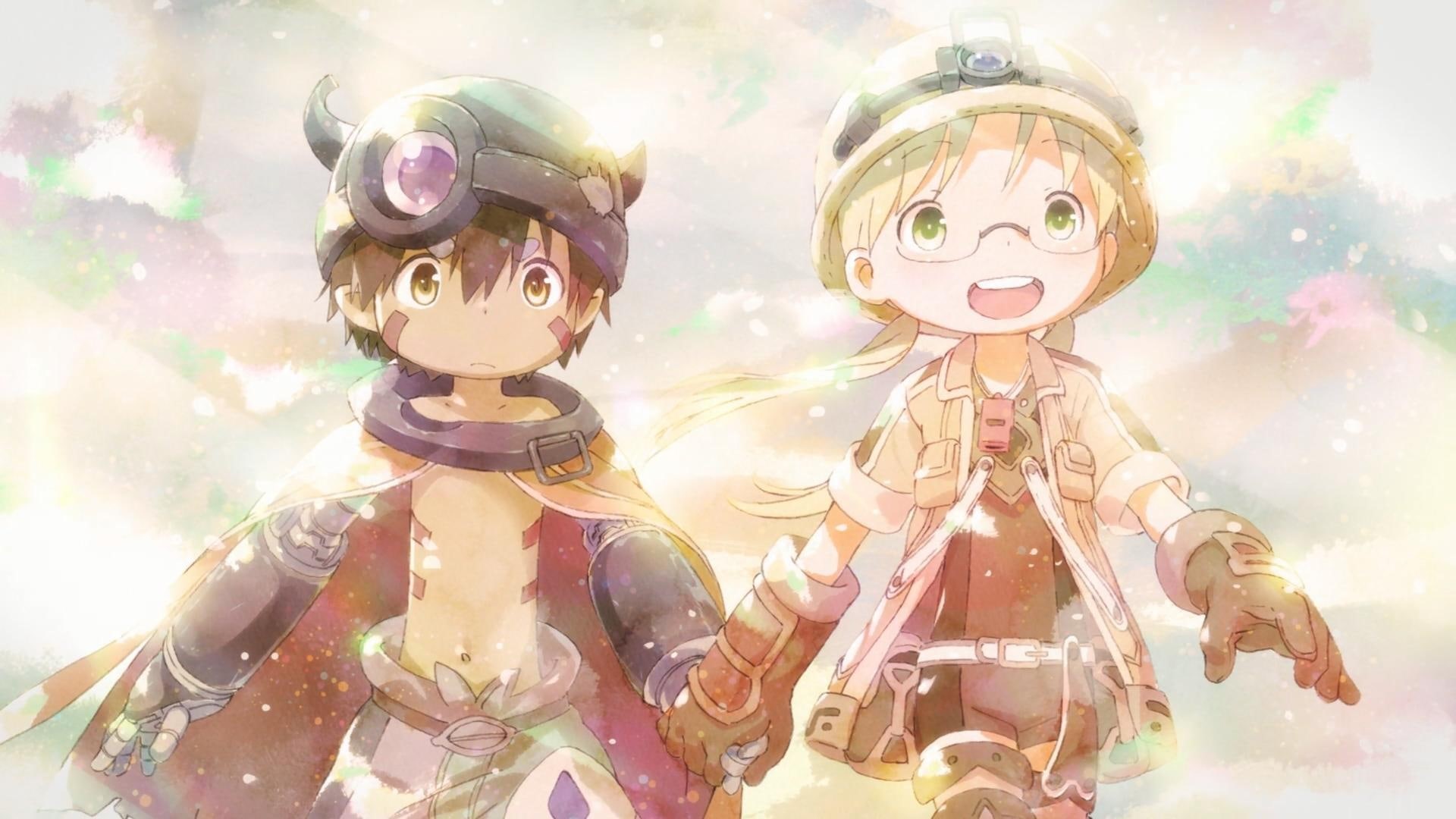 Made in Abyss, figurine, representation, day, lens flare, 1080P, focus on foreground, male likeness, sunlight, art and craft, female likeness, creativity, HD Wallpaper