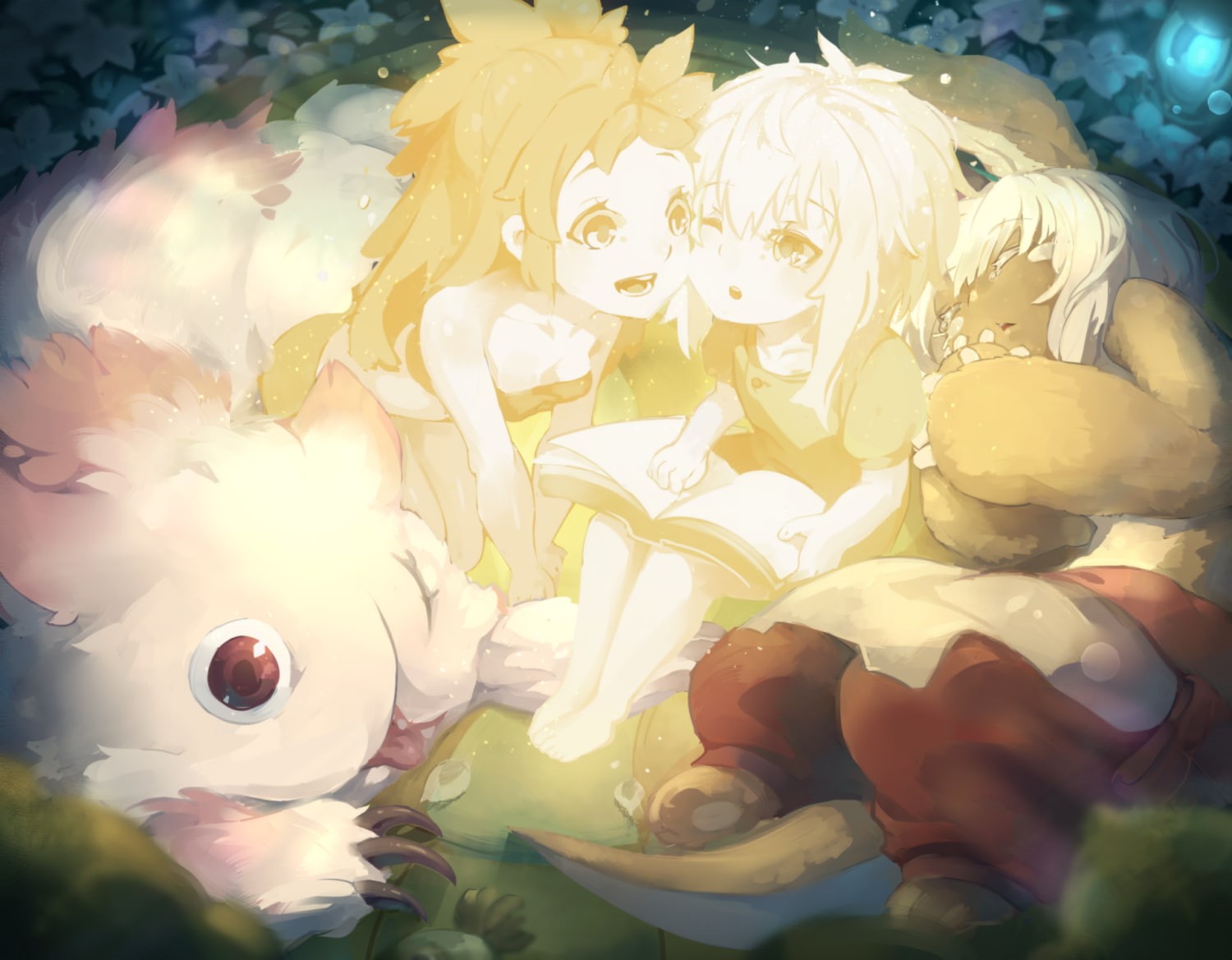 Made in Abyss, Nanachi (Made in Abyss), anime girls, 720P, Mitty (Made in Abyss), HD Wallpaper