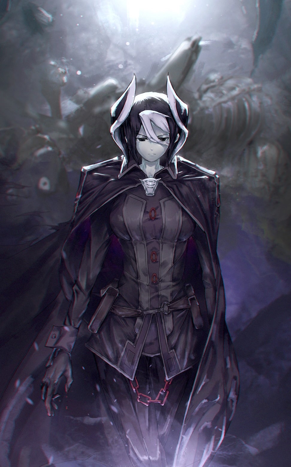 Ozen (Made in Abyss), cyborg, obscured face, mystery, art and craft, headwear, human representation, fantasy, celebration, history, 720P, representation, Phone HD Wallpaper