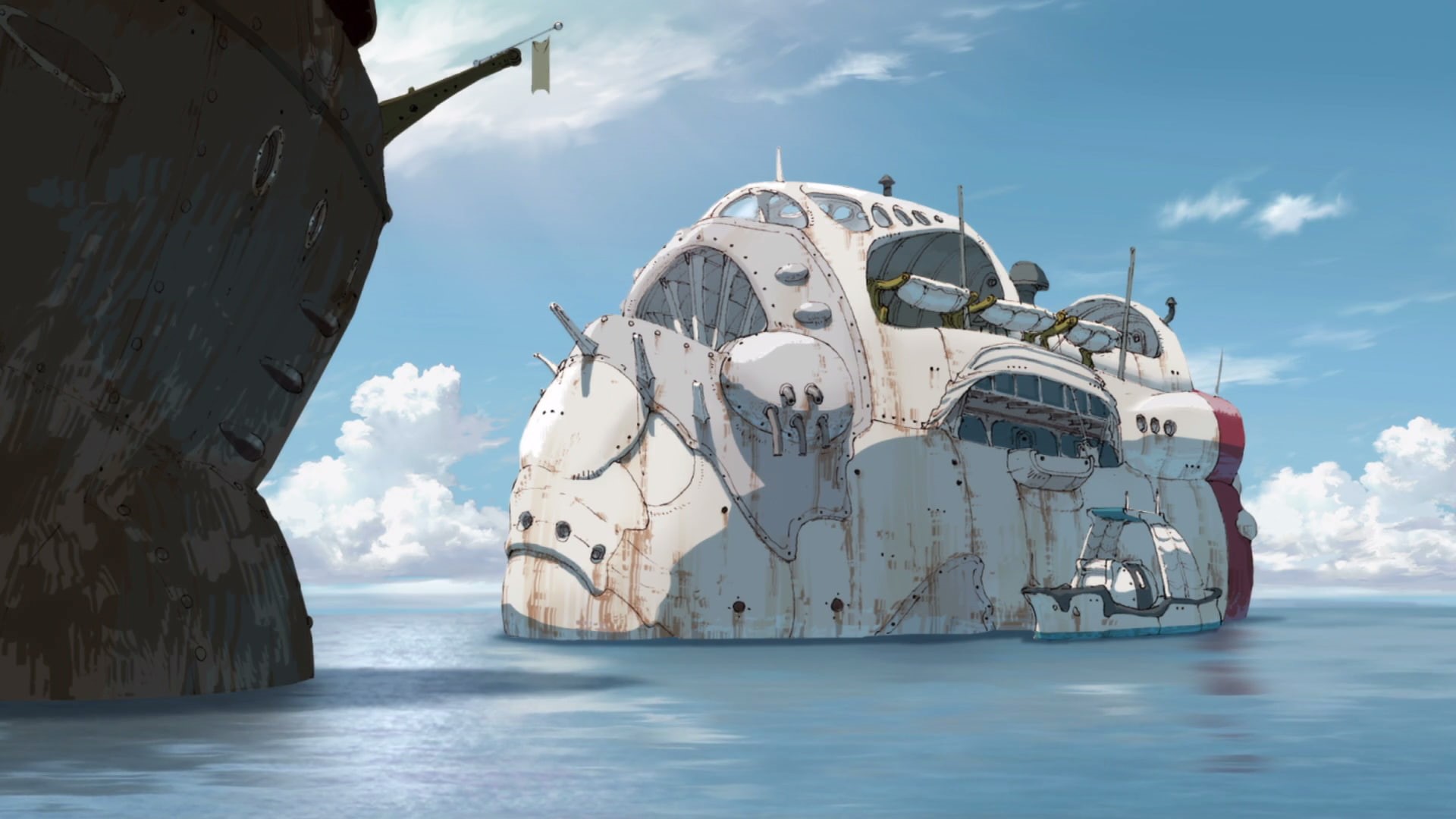 sea, ship, 1080P, anime, environment, Made in Abyss, HD Wallpaper
