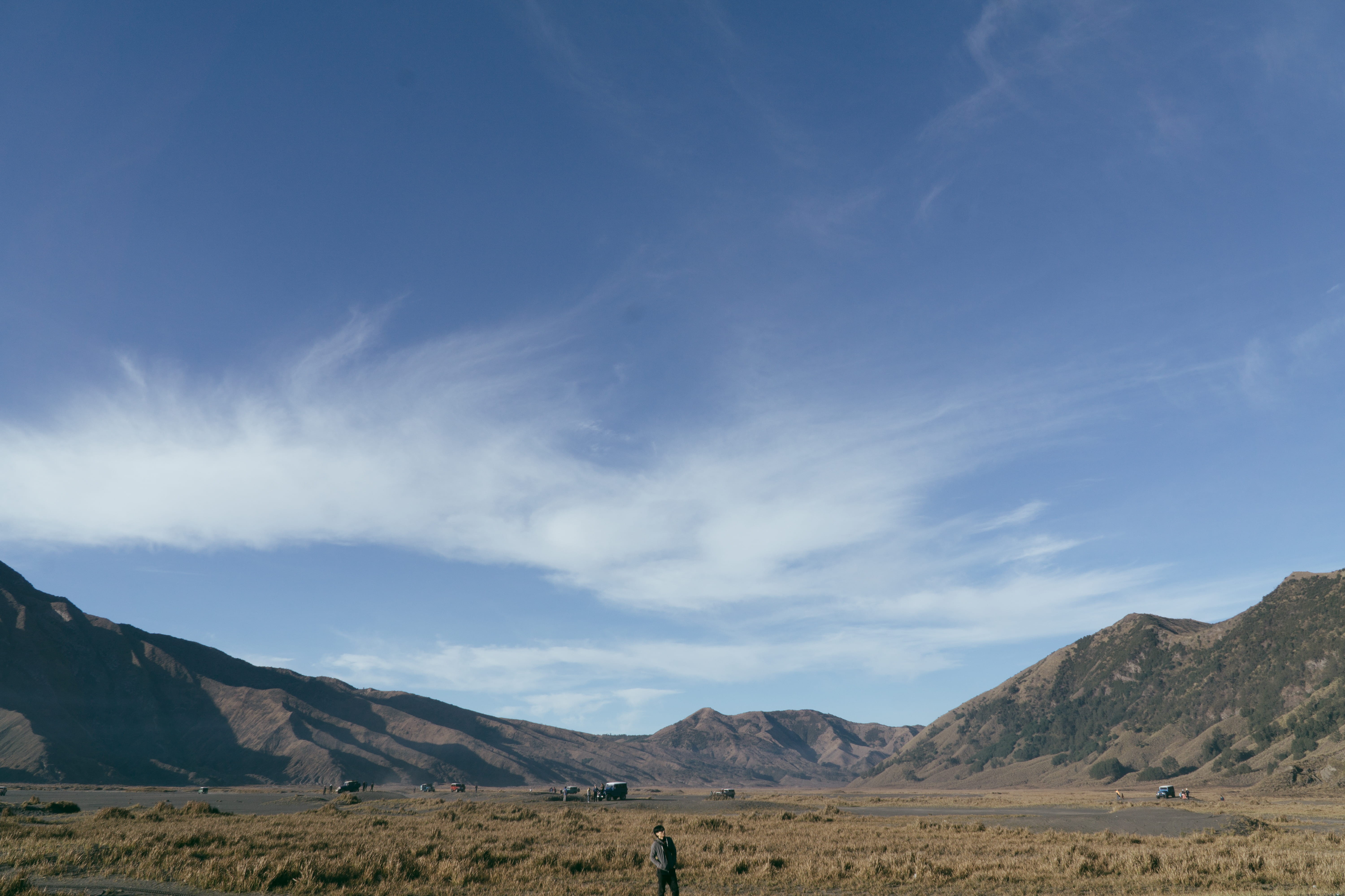 5K, physical geography, climate, arid climate, bromo tengger semeru national park, remote, tranquil scene, cloud - sky, mountain, mountain range, outdoors, HD Wallpaper