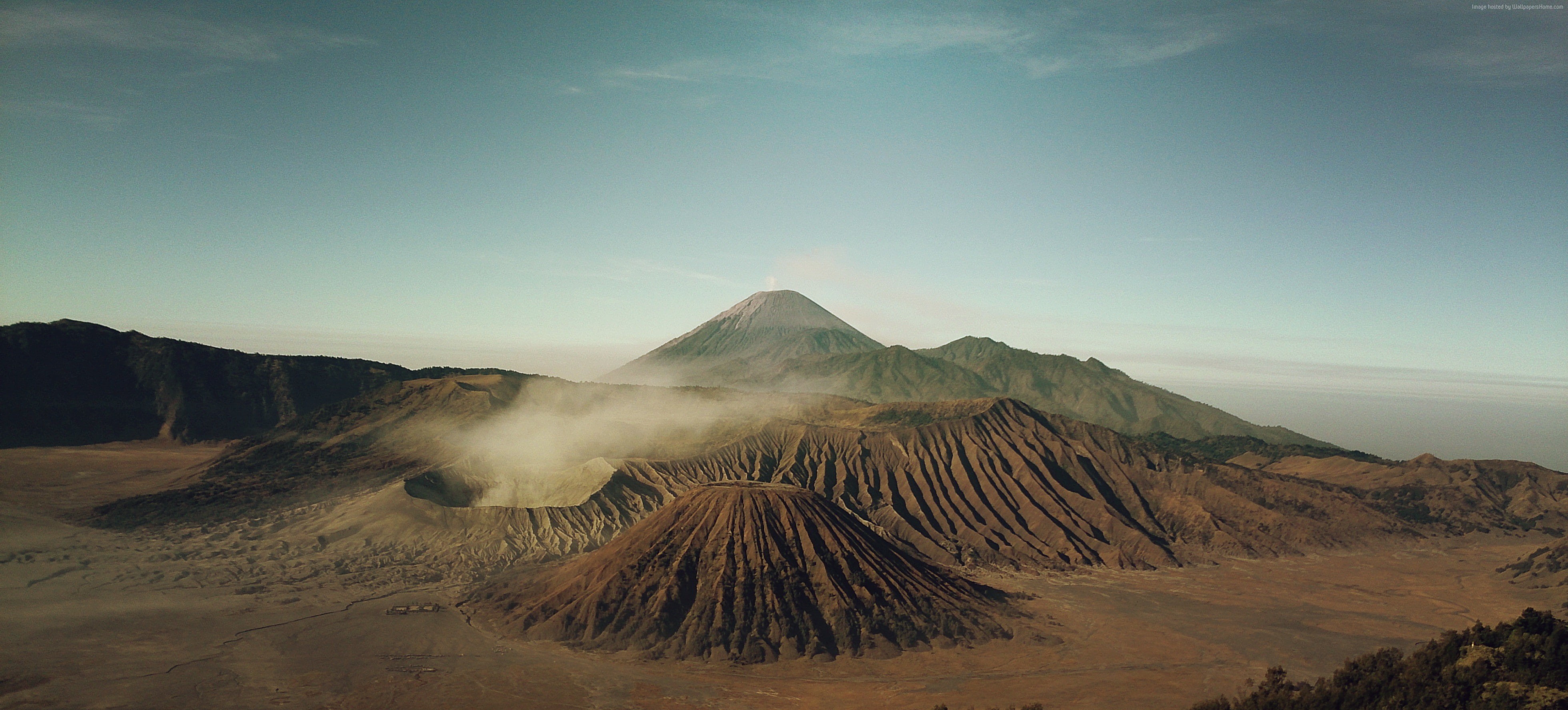 4K, Indonesia, 5k, Bromo, 4k, volcano, sand, HD Wallpaper