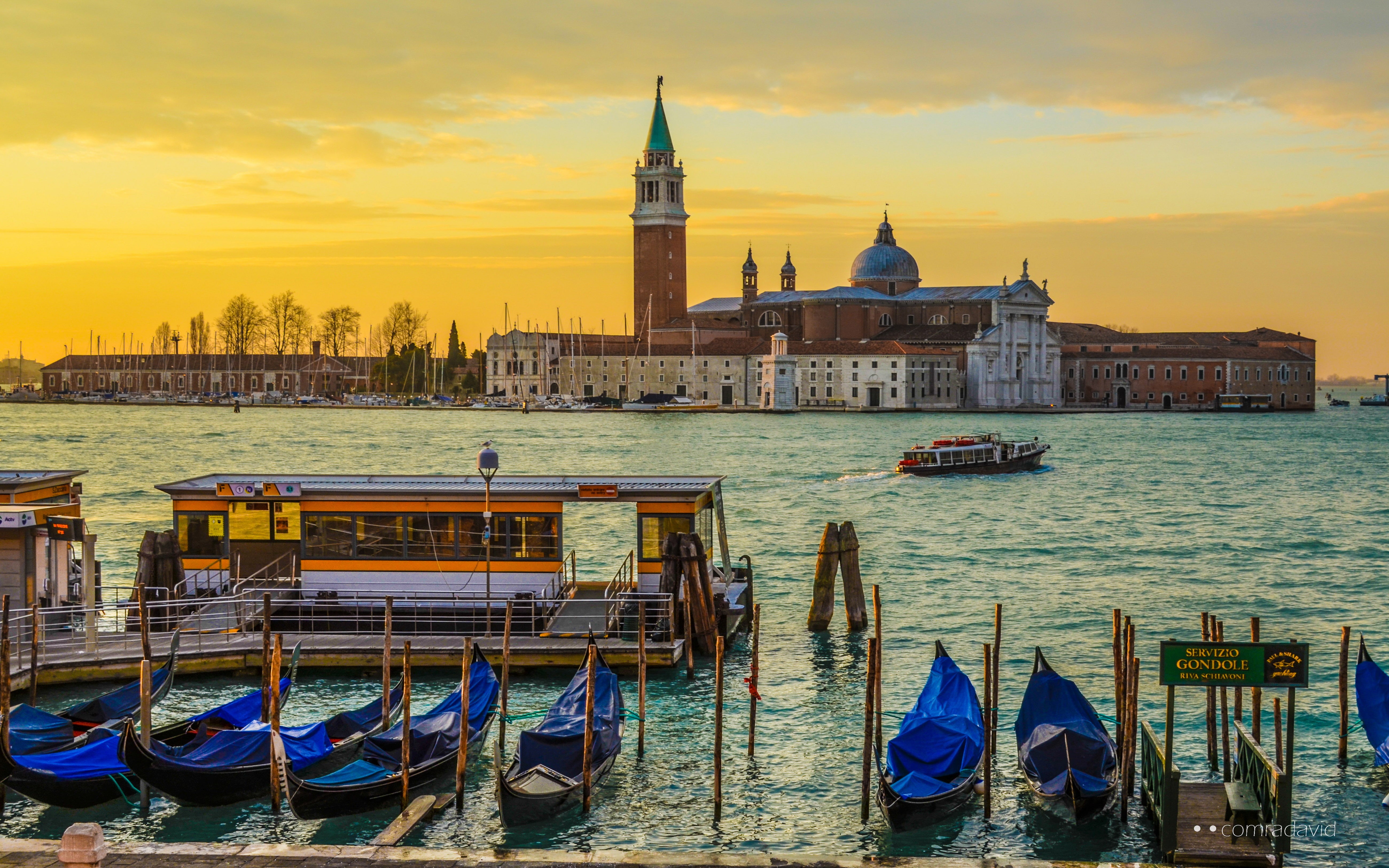 post, cloud - sky, 5K, travel, no people, marco, waterfront, religion, place of worship, building exterior, transportation, desktop, piazza, HD Wallpaper