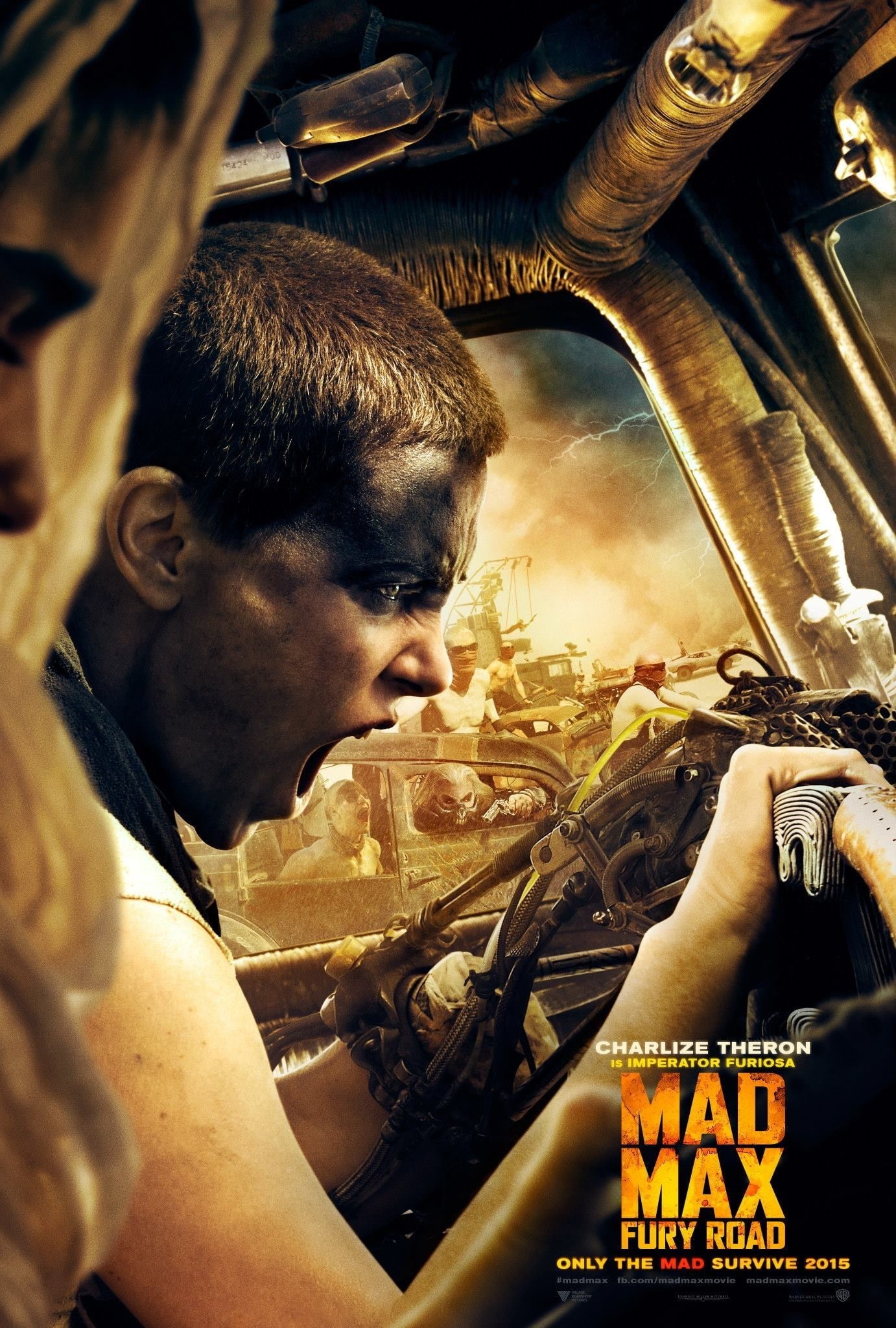 Charlize Theron, 1080P, Mad Max: Fury Road, movies, Mad Max, Phone HD Wallpaper