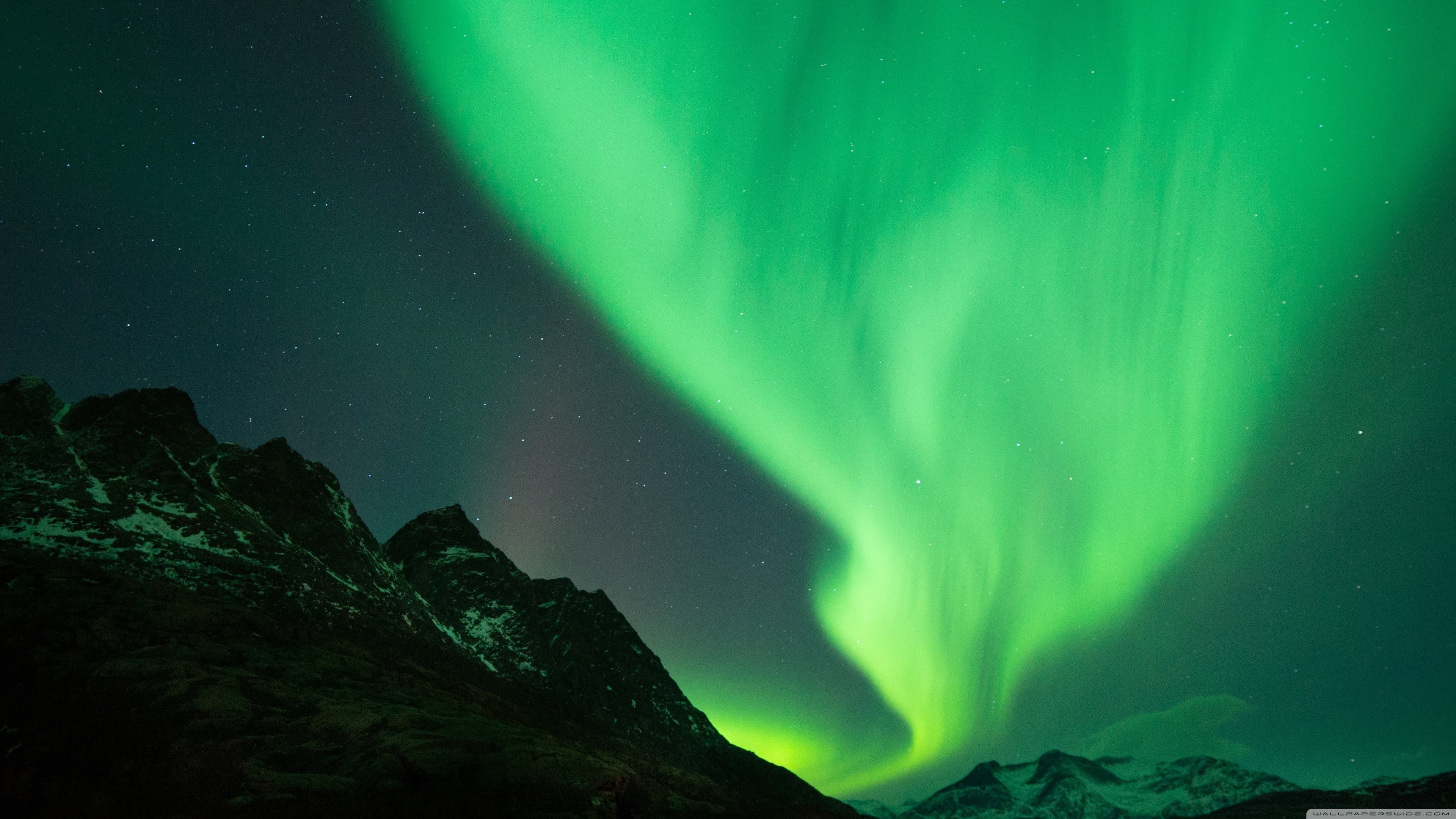 nature, constellation, sky, snow, hiking, dark, tranquil scene, astronomy, borealis, light - Natural Phenomenon, green color, tranquility, astrology, beauty In Nature, HD Wallpaper