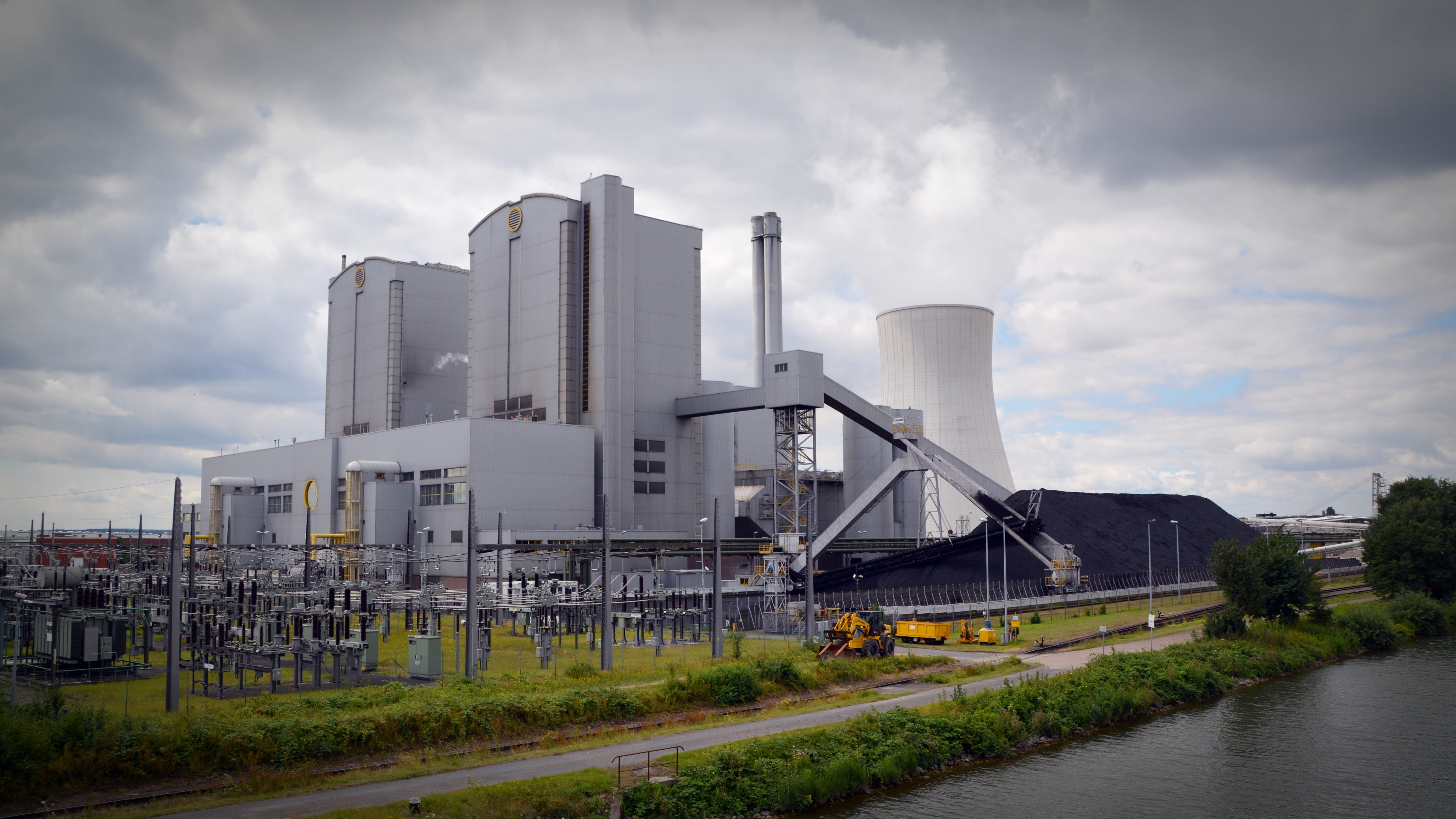 industry, power Station, city, no people, Electricity, environment, building Exterior, outdoors, storage Tank, plant, cooling Tower, air pollution, Power Plant, HD Wallpaper