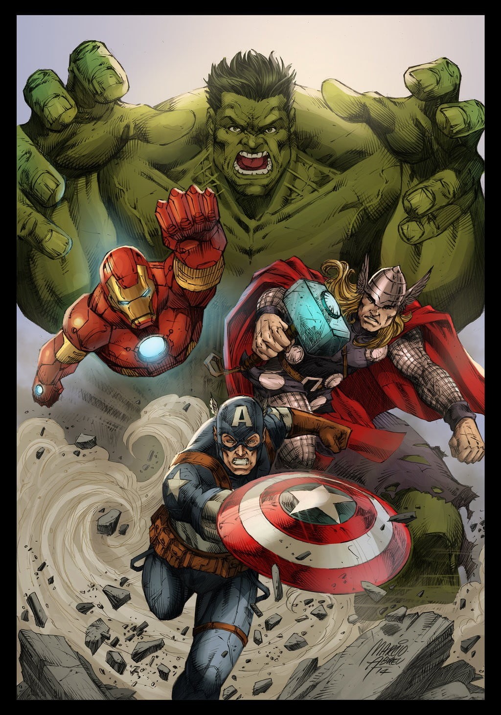 art and craft, nature, representation, The Avengers, religion, Thor, creativity, Iron Man, paint, indoors, Hulk, multi colored, close-up, human representation, Phone HD Wallpaper
