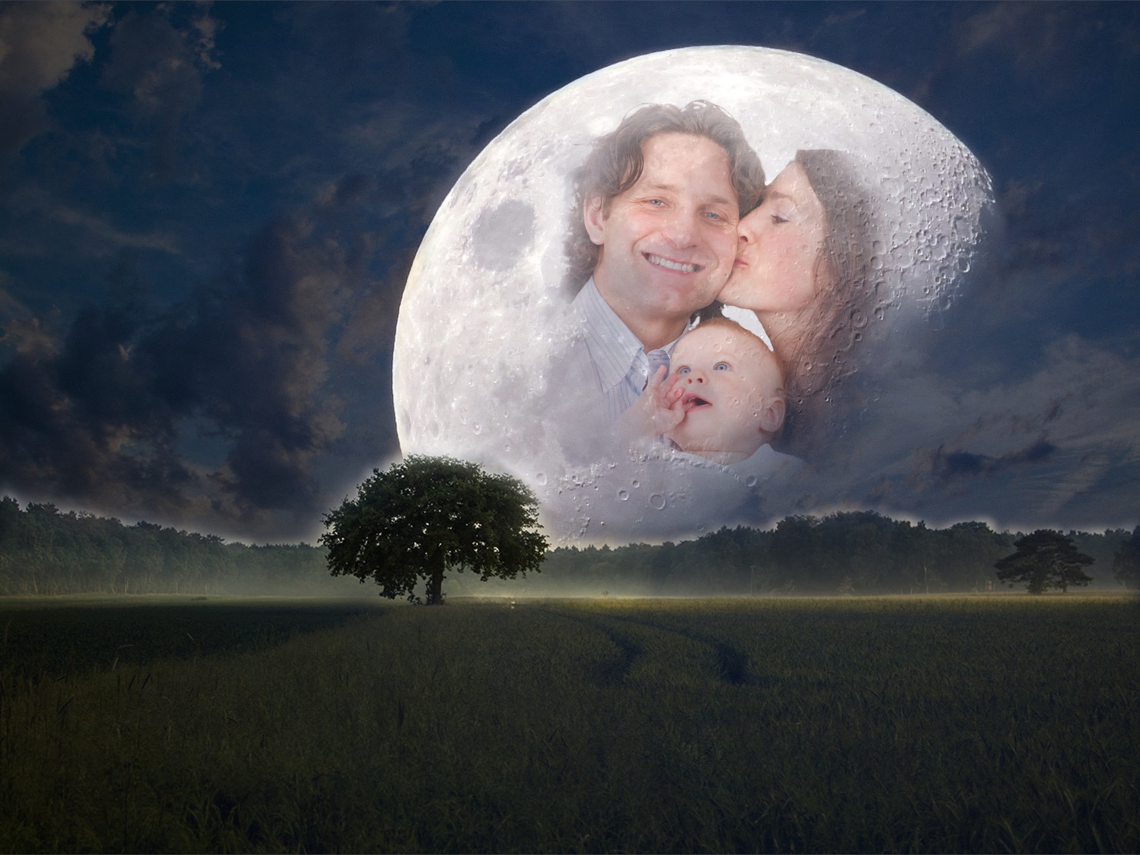 sice fiction, creation, happiness, fatasy, emotion, husband, starry sky, moon craters, milky way, divinity, mage rides, world universe, horizon, outdoors, HD Wallpaper