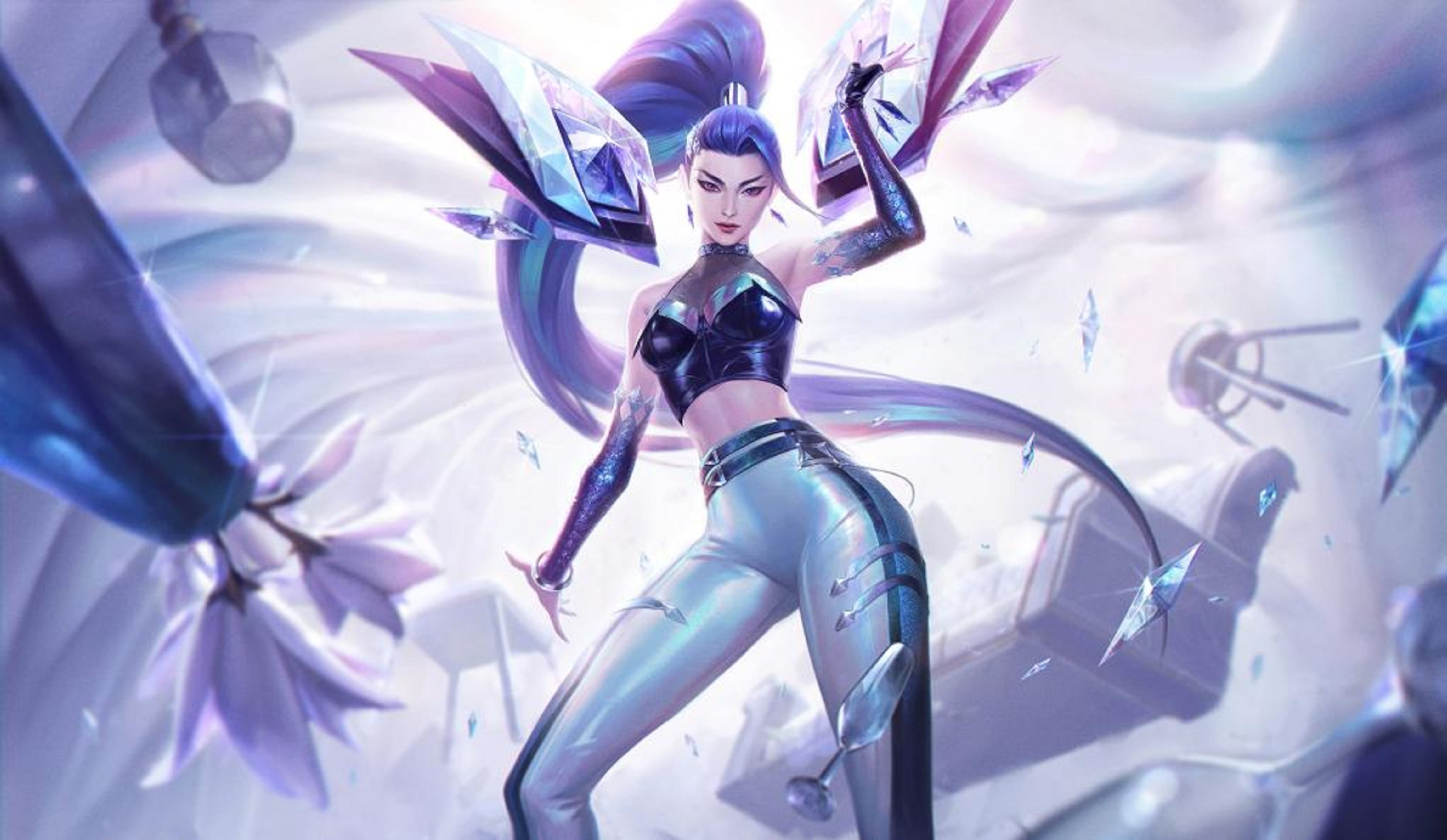 upscaled, K/DA, 4K, League of Legends, Seraphine, Riot Games, kda, HD Wallpaper