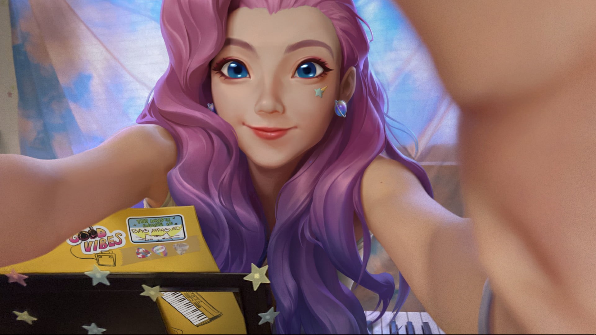 Riot Games, Seraphine, 1080P, League of Legends, HD Wallpaper