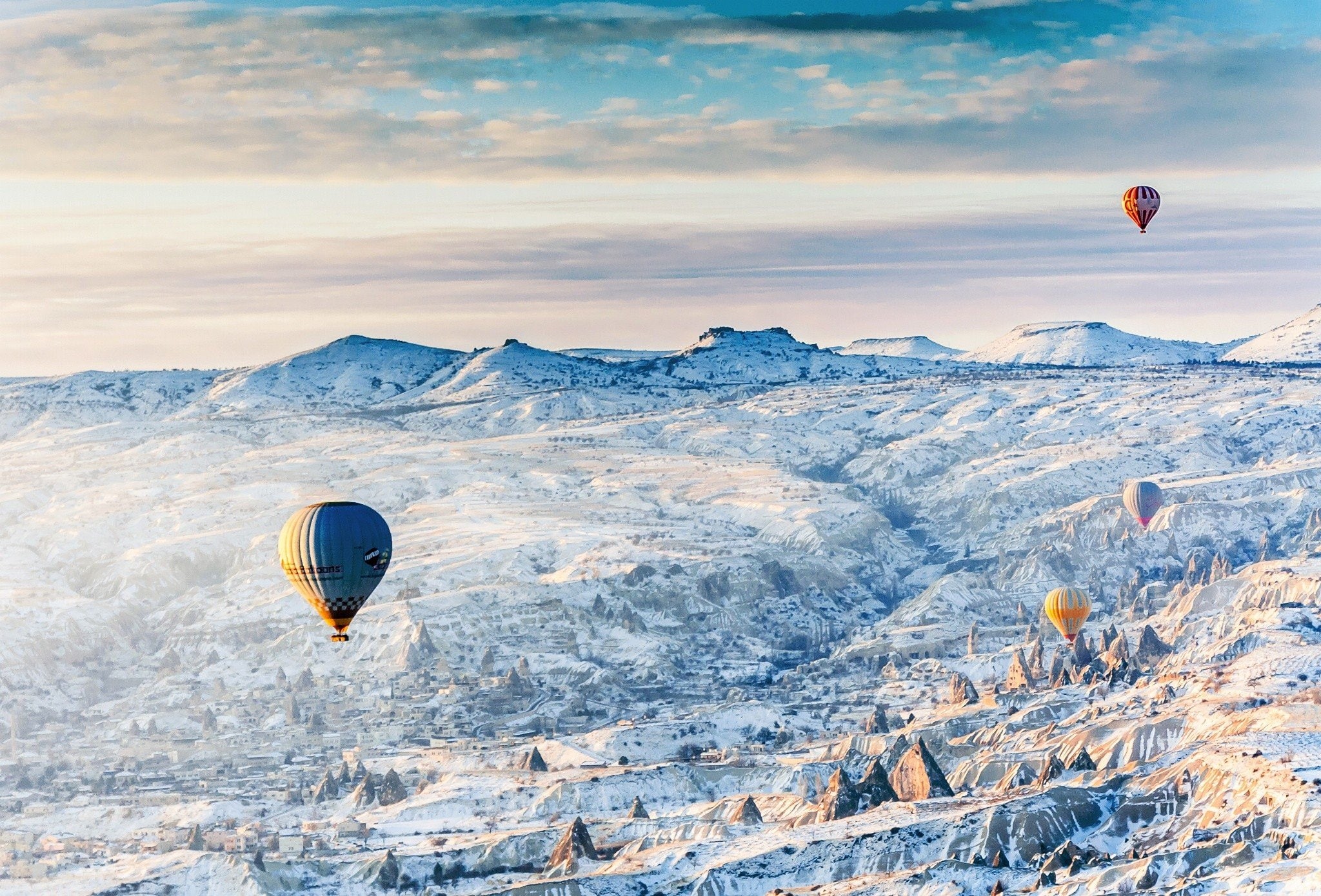 air, Cappadocia, hot air balloon, turkey, hot, 1080P, balloon, Nature, HD Wallpaper