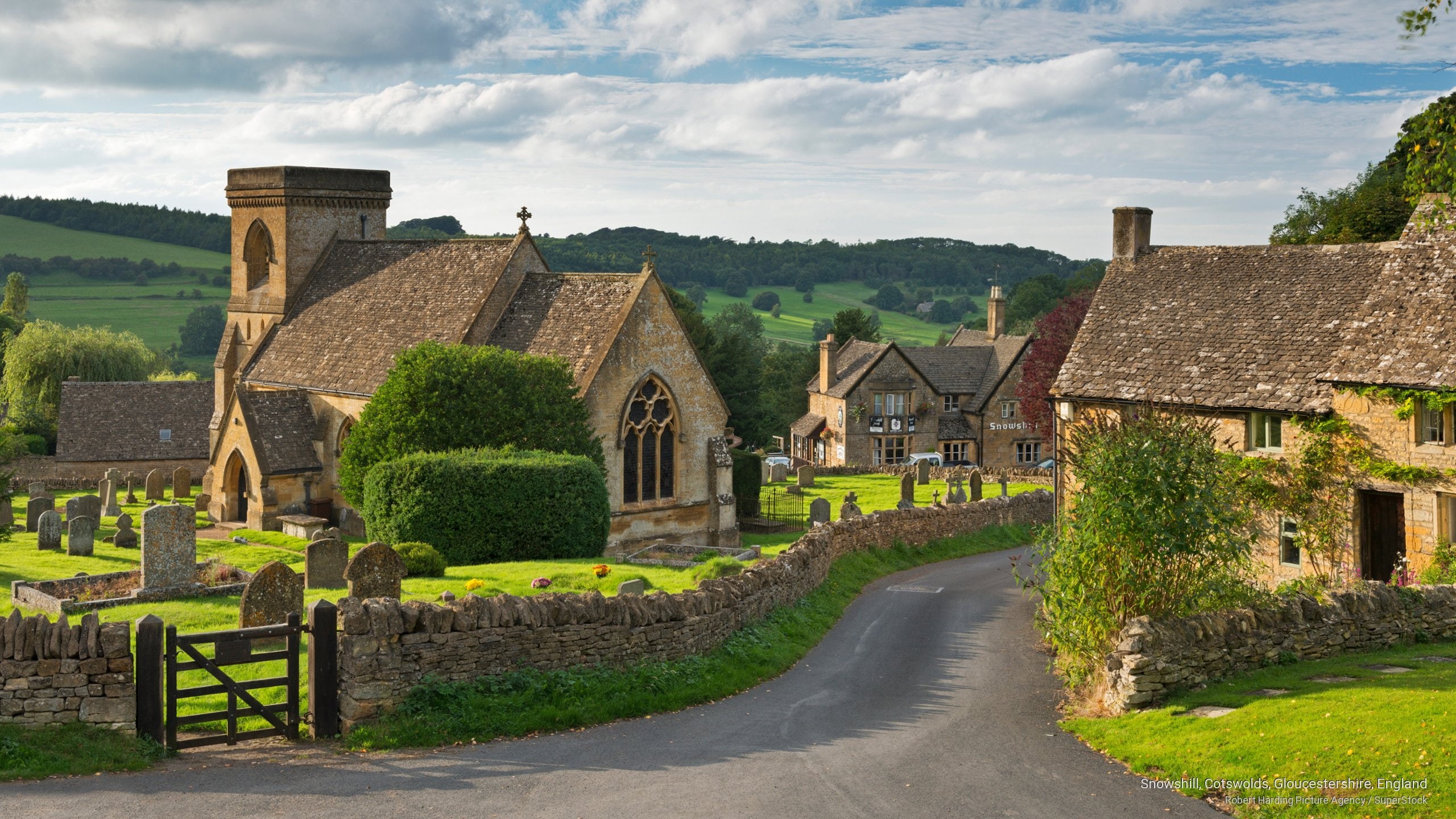 cotswolds, snowshill, england, Europe, 2K, gloucestershire, HD Wallpaper