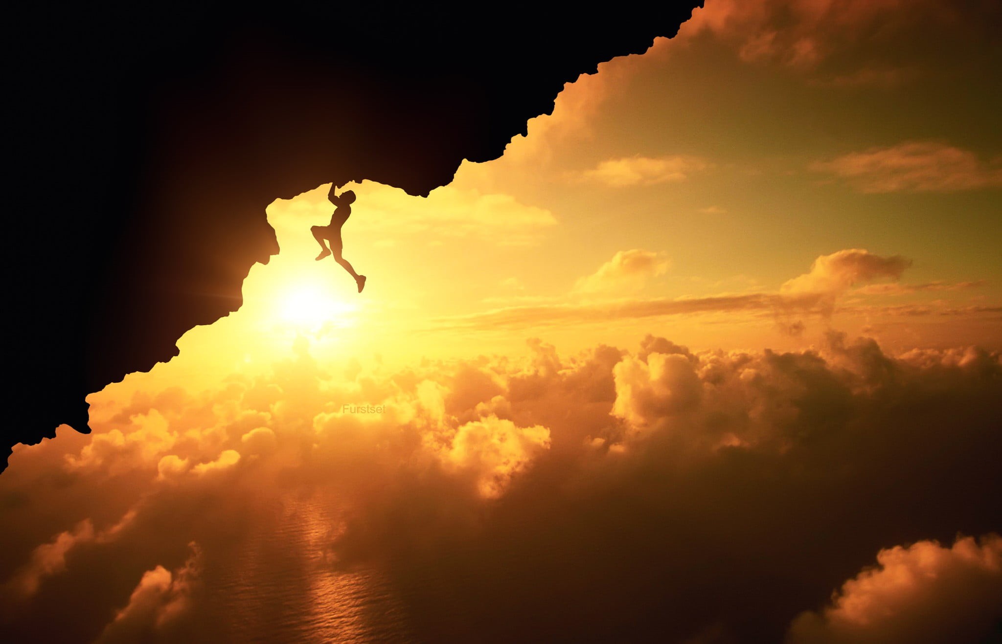 clouds, mountain, cloud - sky, beauty in nature, outdoors, sunset, men, tranquility, scenics - nature, leisure activity, 1080P, sport, silhouette, man, HD Wallpaper