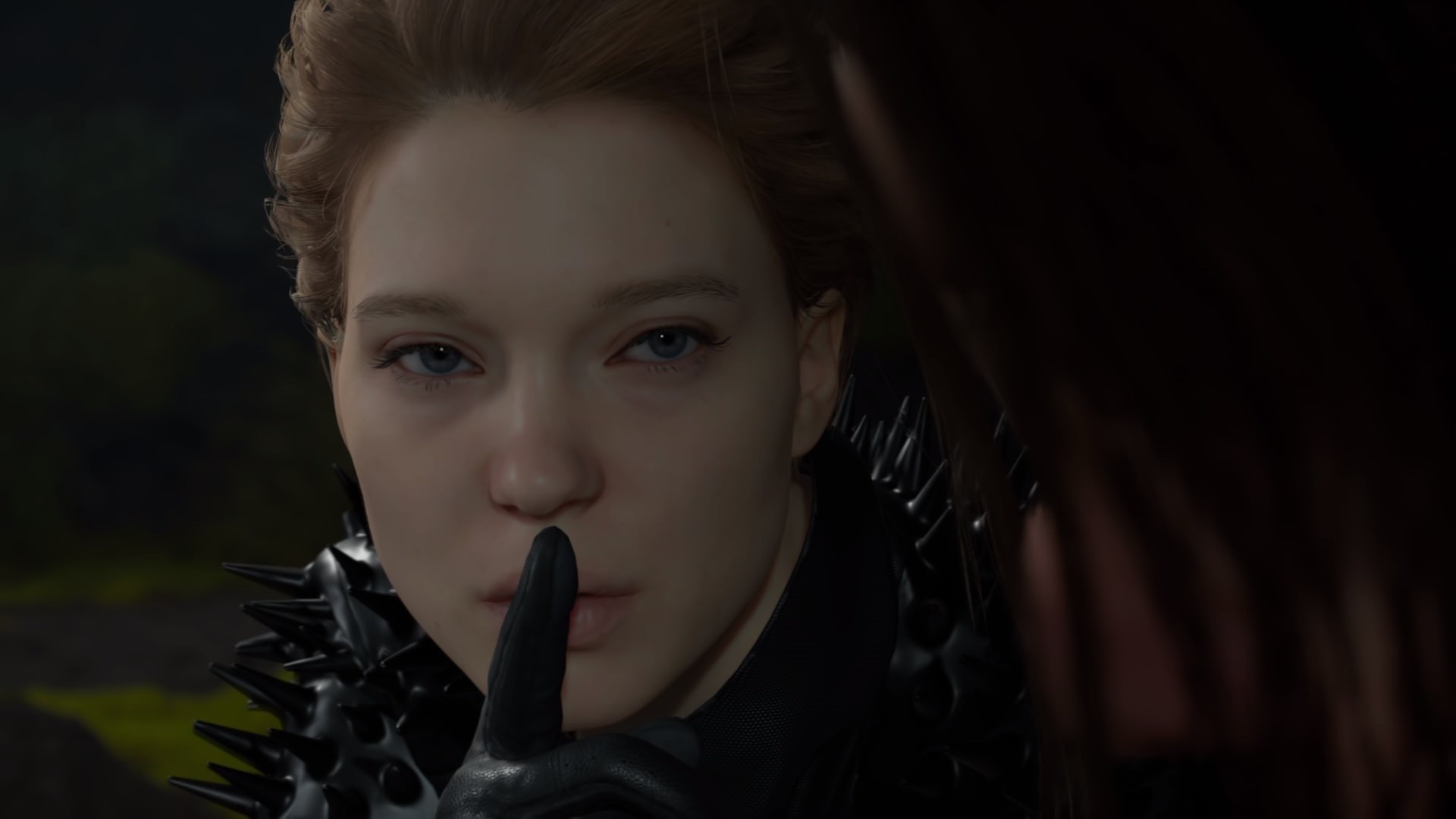close-up, video games, dark, headshot, portrait, front view, Death Stranding, 1080P, childhood, child, looking, young adult, pre-adolescent child, Léa Seydoux, HD Wallpaper
