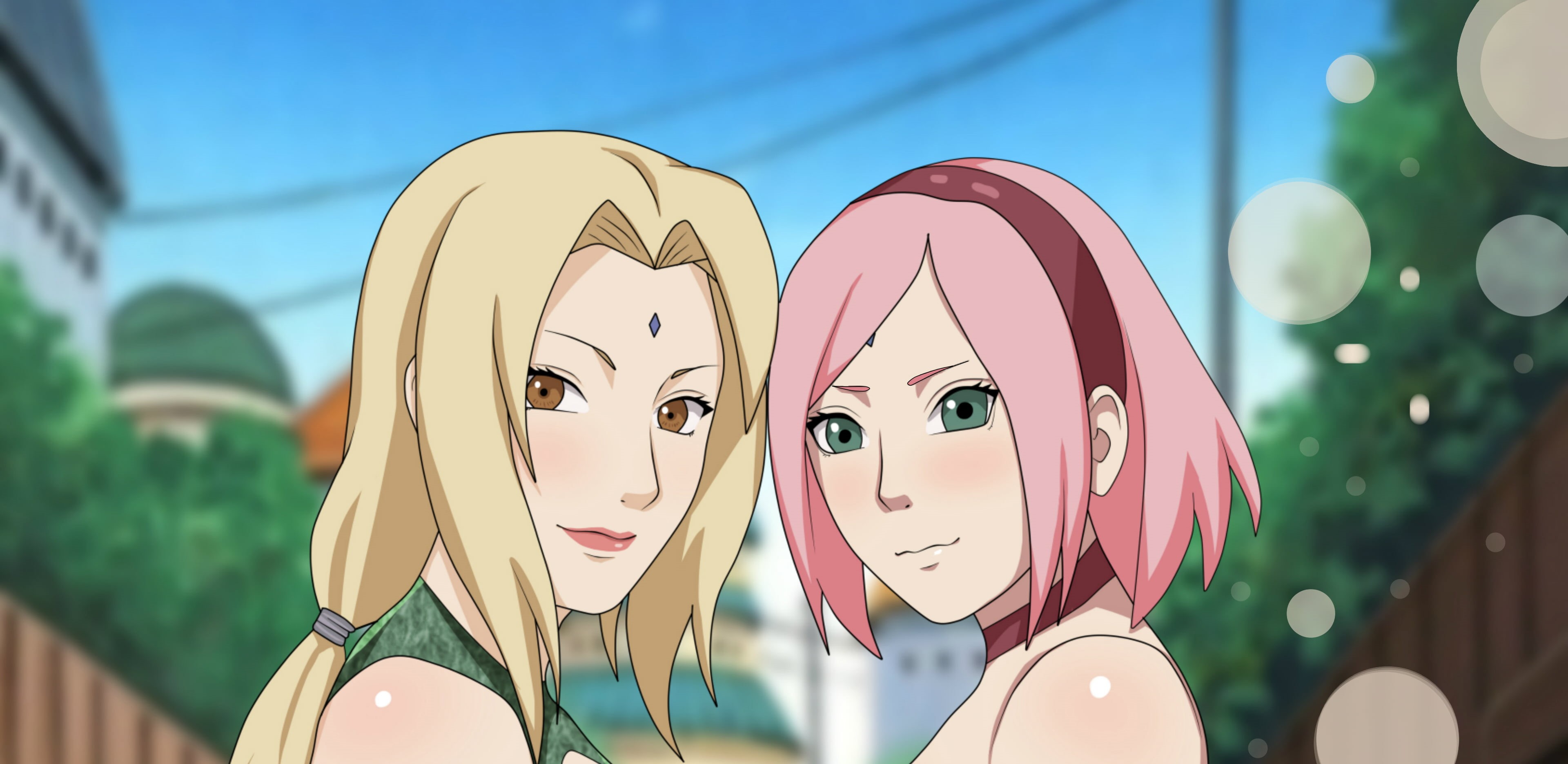 4K, Tsunade (Naruto), Naruto, Sakura Haruno, HD Wallpaper