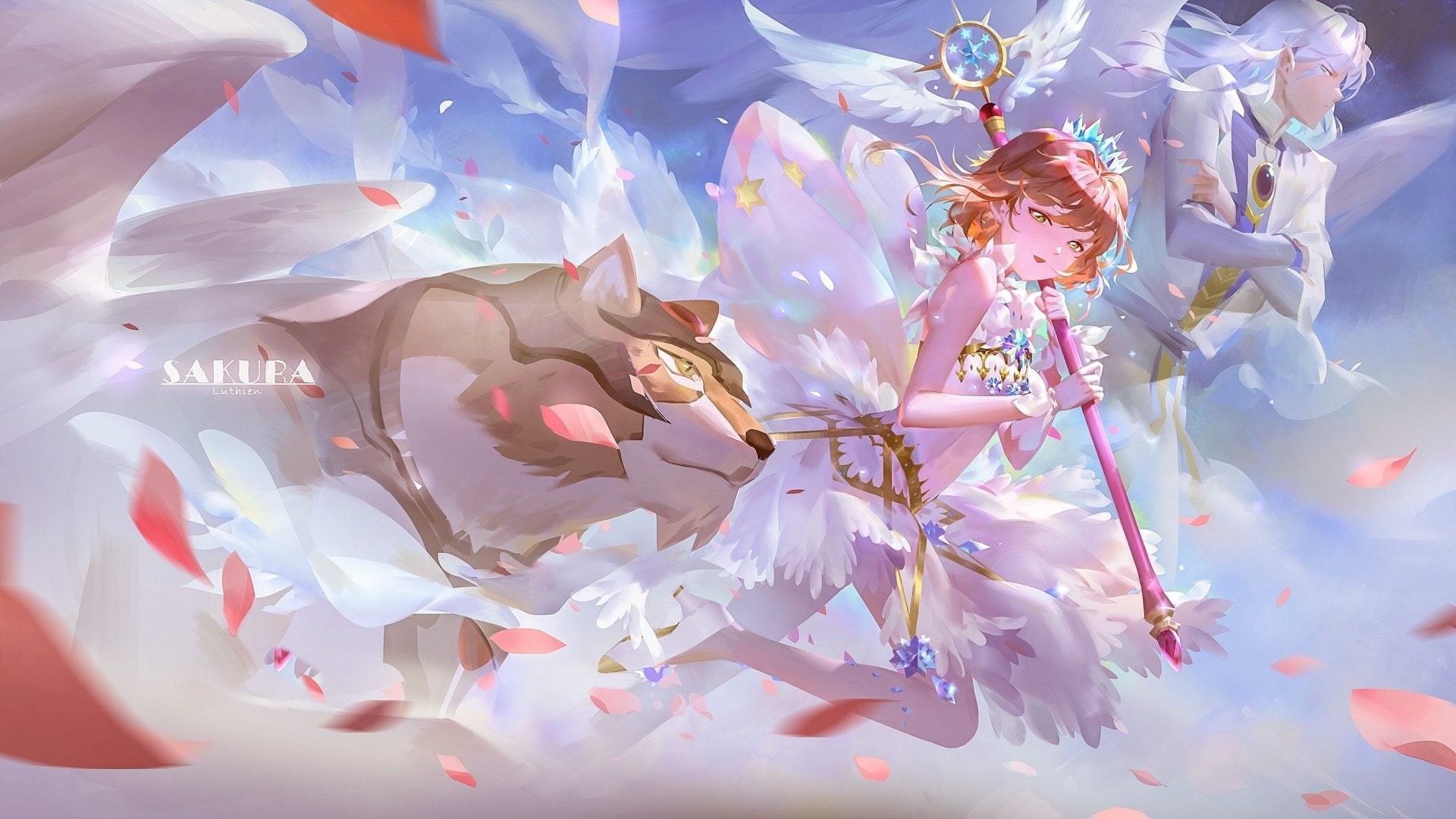 Yue (Cardcaptor Sakura), 1080P, Cardcaptor Sakura, Anime, Sakura Kinomoto, Keroberos (Card Captor Sakura), HD Wallpaper