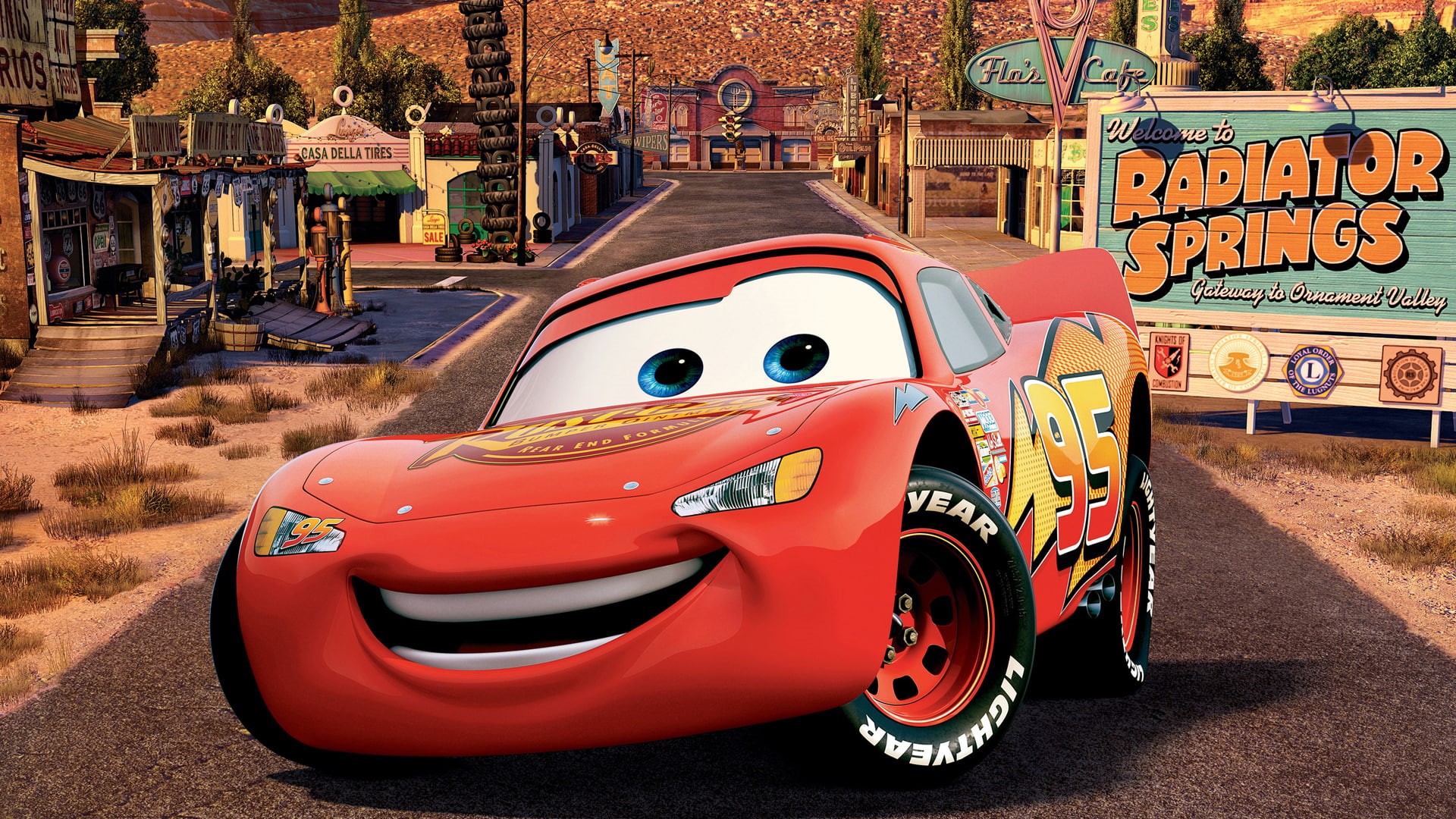 pixar, 1080P, movie, lightning McQueen, mcQueen Cars, disney, HD Wallpaper
