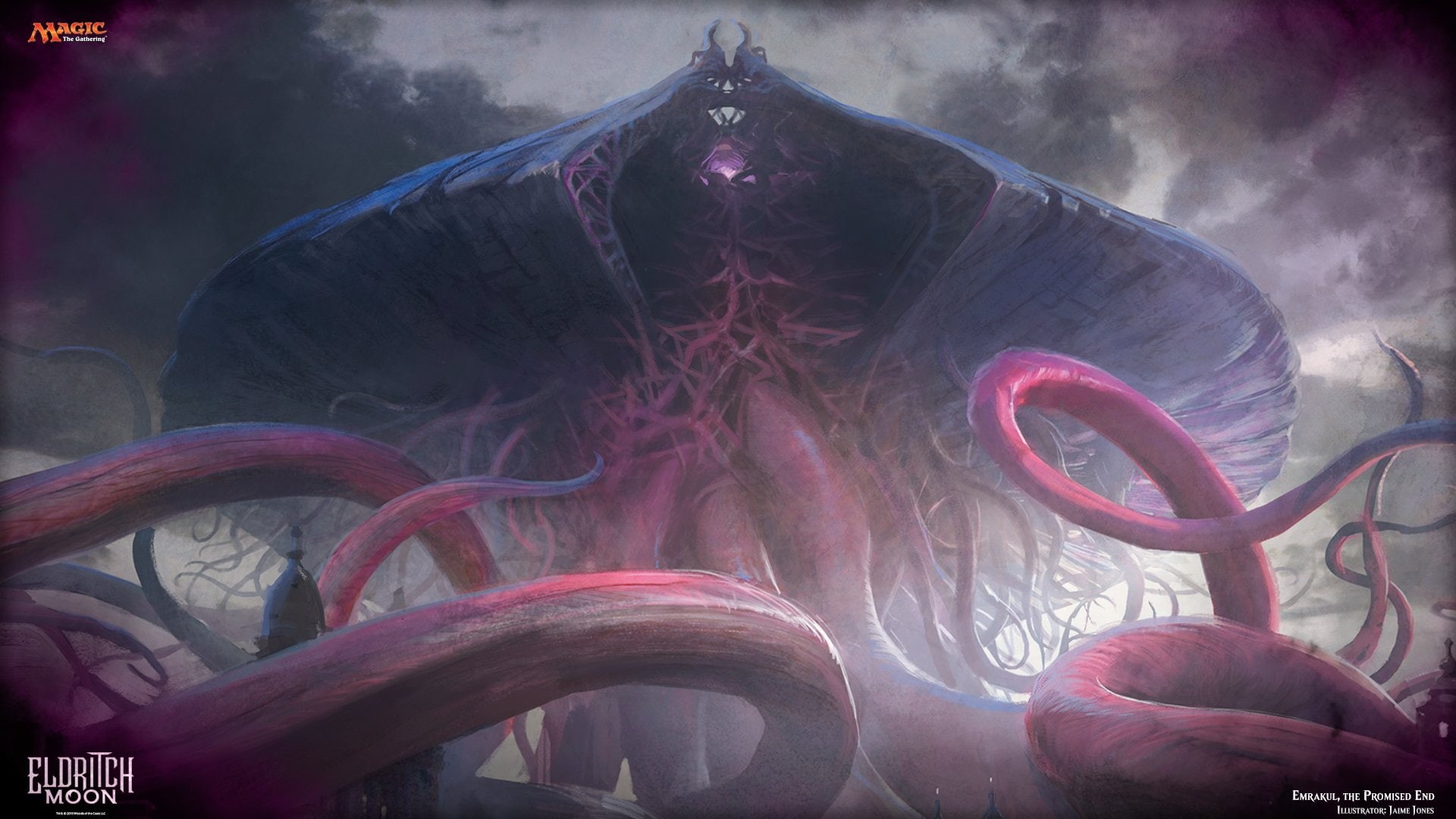 Game, Emrakul The Promised End, Eldritch Moon (Magic: The Gathering), Eldrazi (Magic: The Gathering), Magic: The Gathering, 1080P, HD Wallpaper