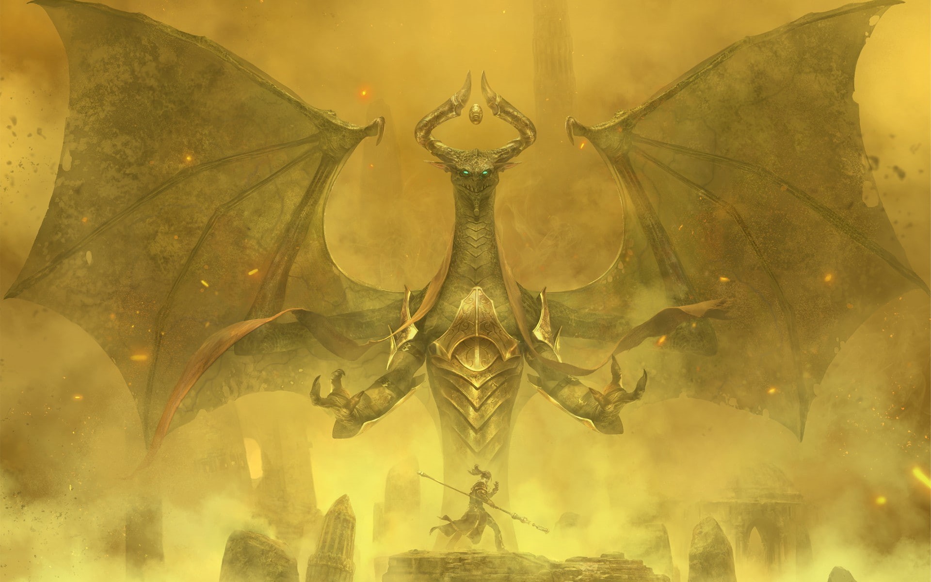 Magic: The Gathering, 1080P, Nicol Bolas, Gamer, HD Wallpaper