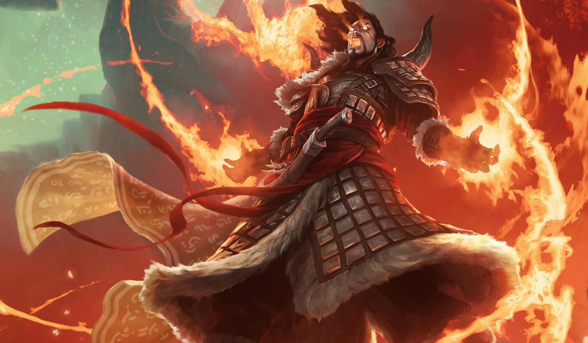 dragon, water, magic, Magic: The Gathering, beauty in nature, costume, sea, no people, heat - temperature, game, creativity, fire, art and craft, day, animal, HD Wallpaper