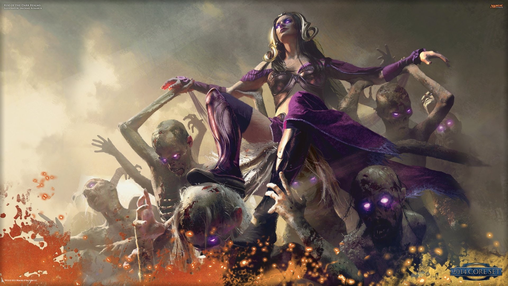 Liliana Vess, Game, Undead, 1080P, Magic: The Gathering, HD Wallpaper