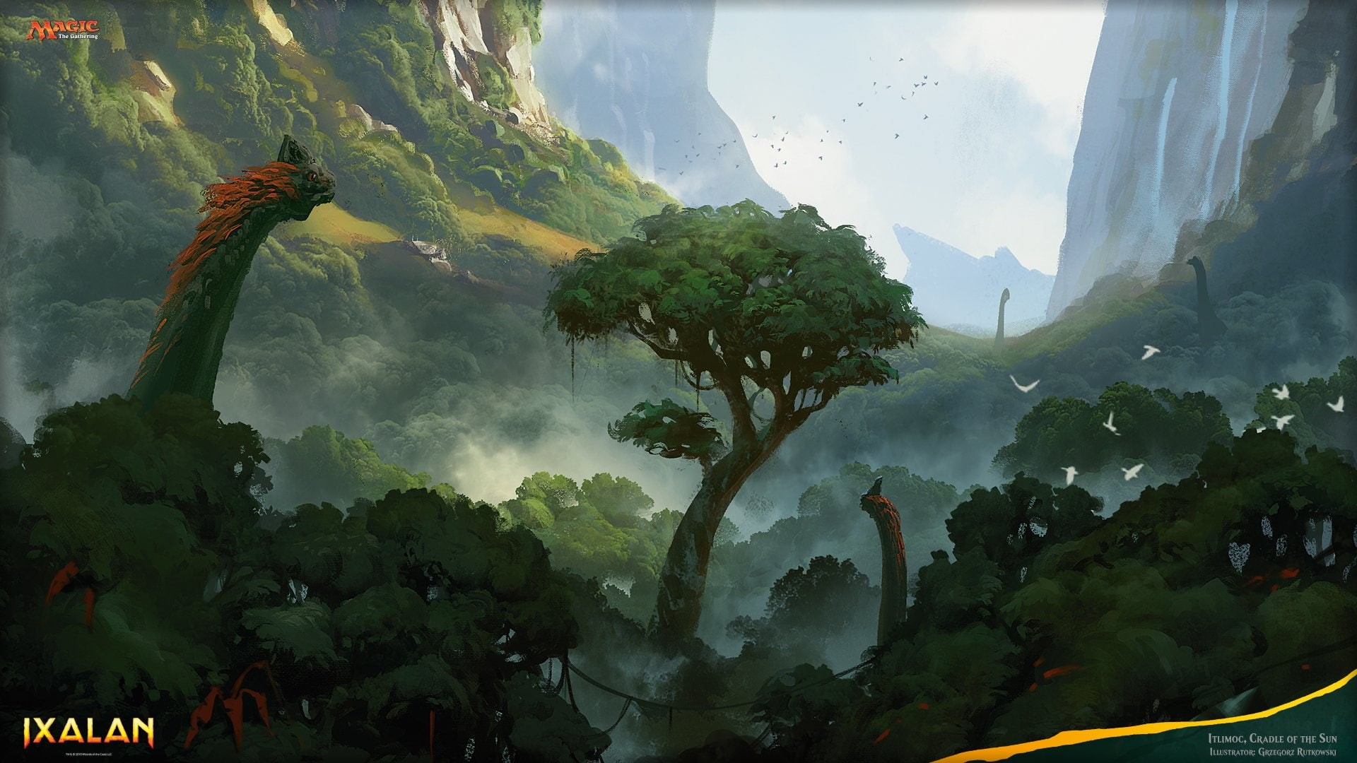 Itlimoc Cradle of the Sun, 1080P, Ixalan (Magic: The Gathering), Magic: The Gathering, Game, HD Wallpaper